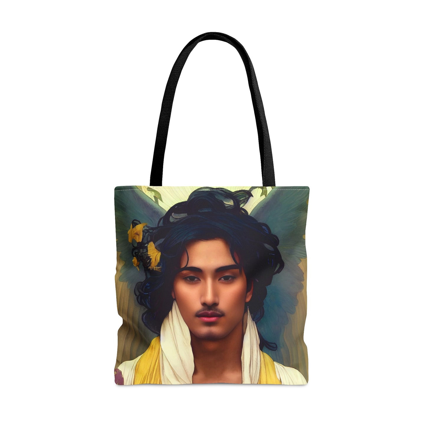 The Archangel Michael Tote Bag - Large Medium Small - Art Bag -  Guardian Angel Double Sided Purse - Carry All Bag - Spiritual Gift - Divine