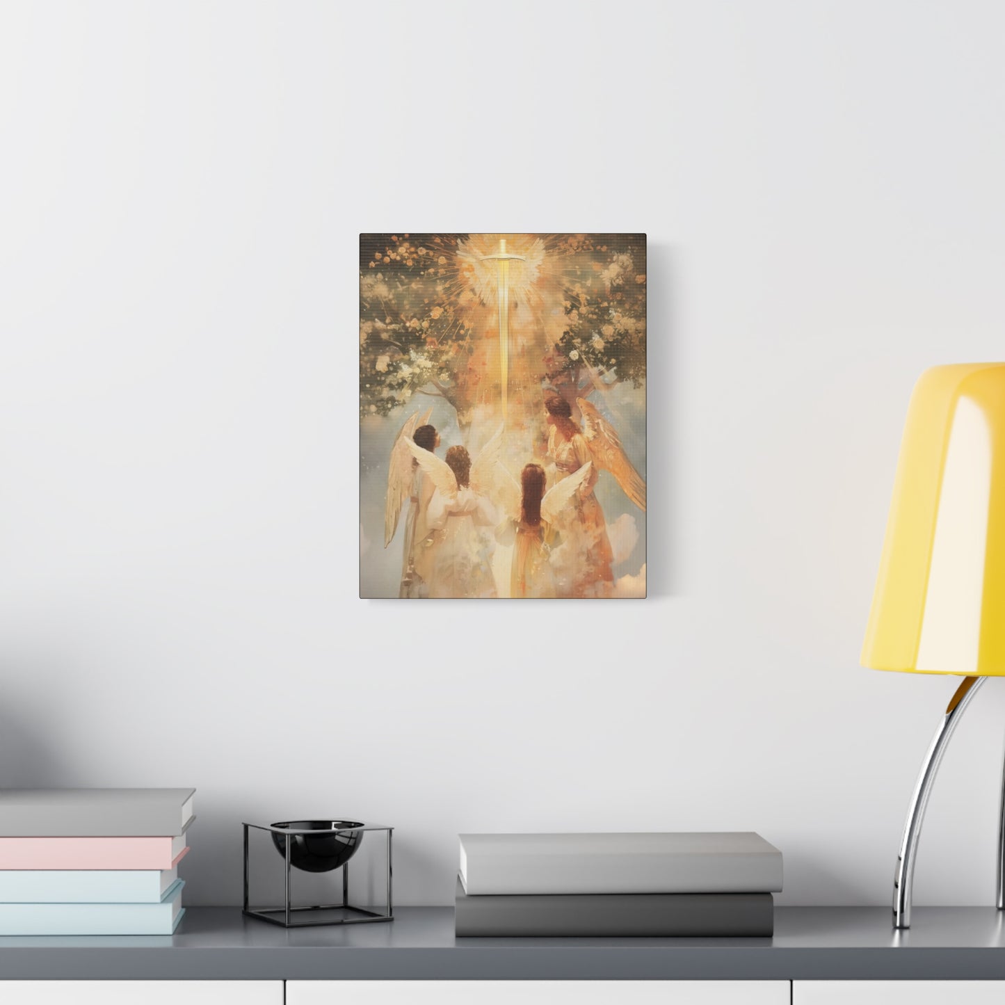The Watchers of the First Dawn - Guardians of Eden - Gallery Wrapped Canvas - Print - Religious Art for your Home - Catholic Art