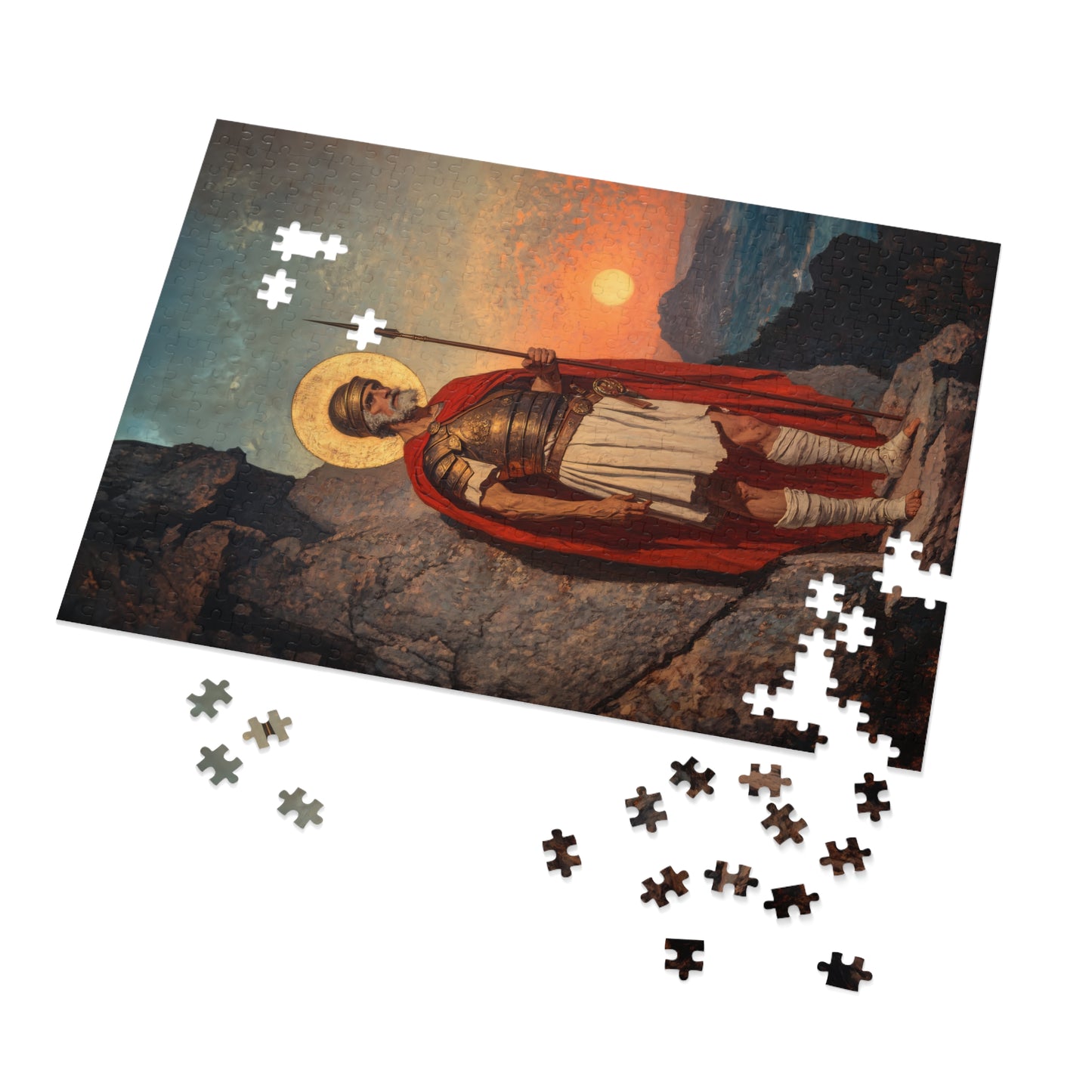 Saint Andrew the Tribune - Puzzle and Keepsake Tin - Religious (30, 110, 252, 500,1000) - Religious Puzzle - Gifts for Catholic Families