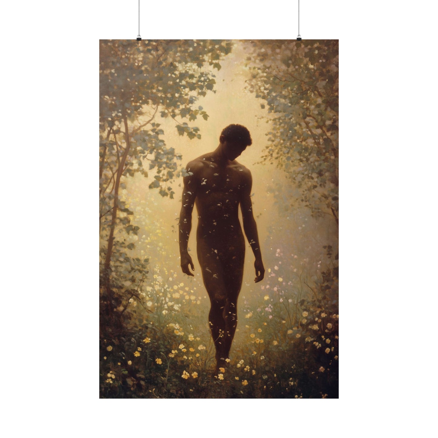 Saint Adam - Sanctified Souls Print - Multiple Sizes - Premium Posters - Catholic Art - Christian Home Decor Artwork