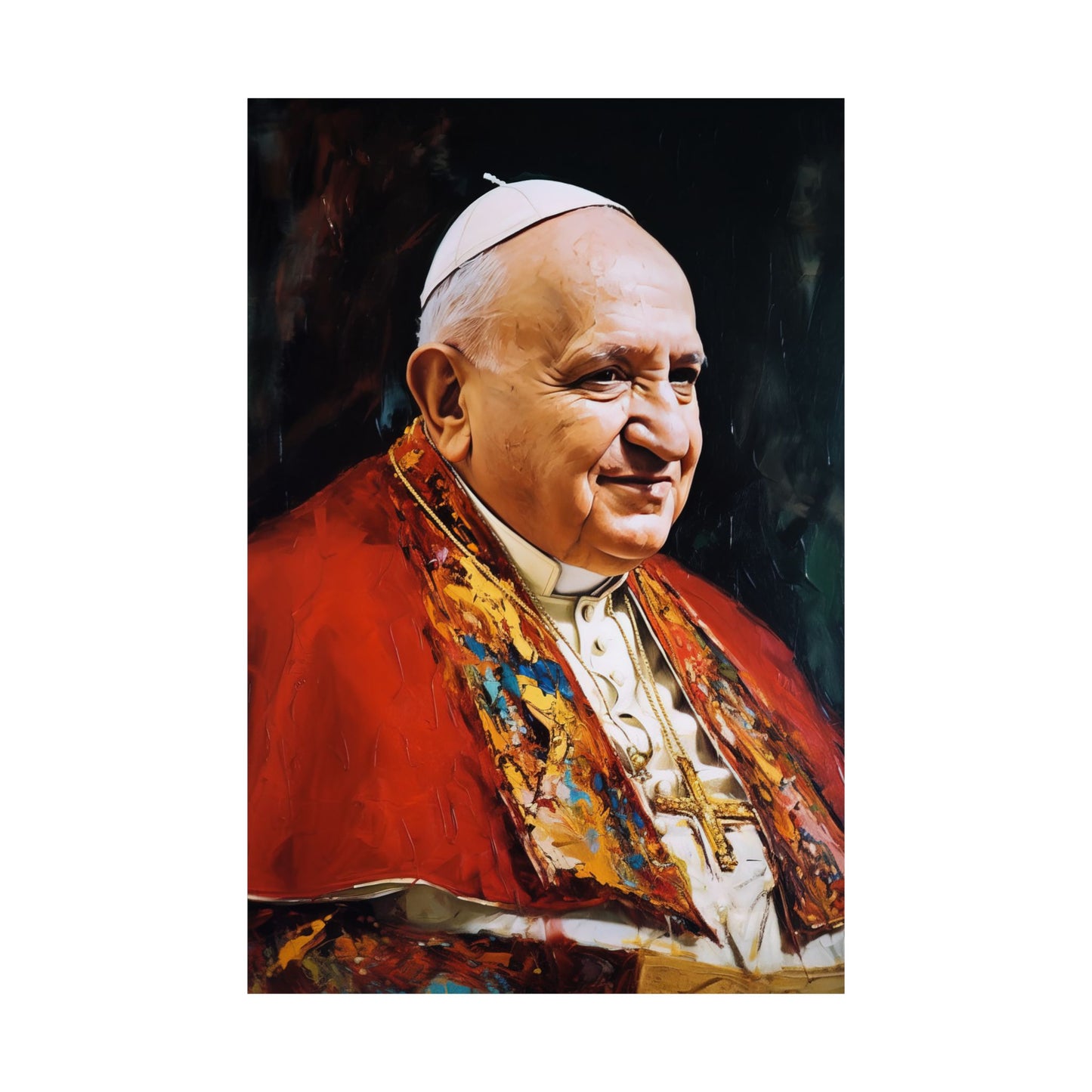 Pope Saint John XXIII - Sanctified Souls Print - Multiple Sizes - Premium Matte Vertical Posters