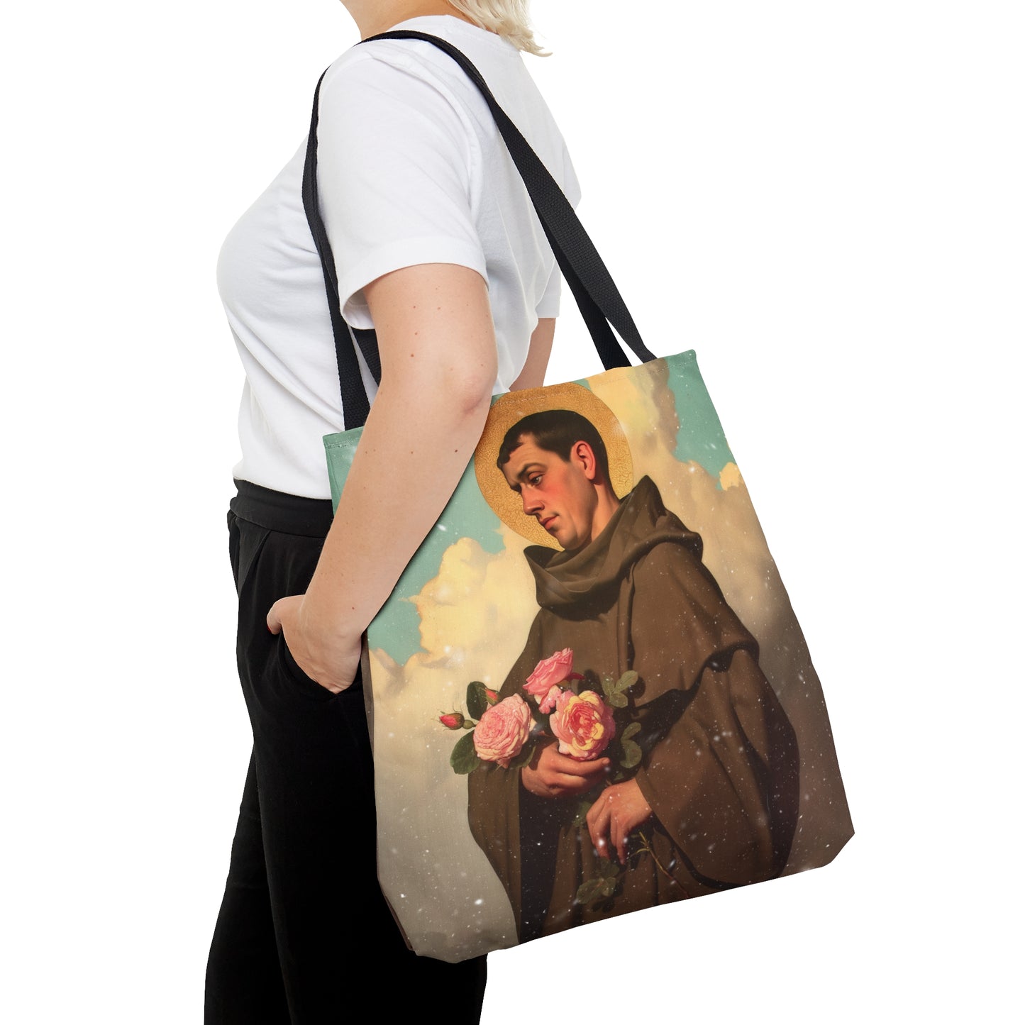 Saint Didacus of Alcala - Tote Bag - Large Medium Small Faith Art Bag - Catholic Faith Purse