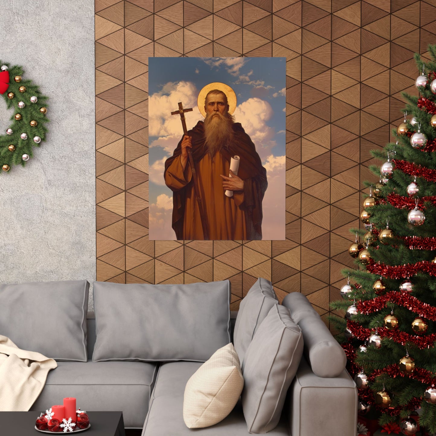 Saint Joannicus the Great / Loannikios of Mount Olympus - Sanctified Souls Print - Multiple Sizes - Premium Matte Vertical Posters