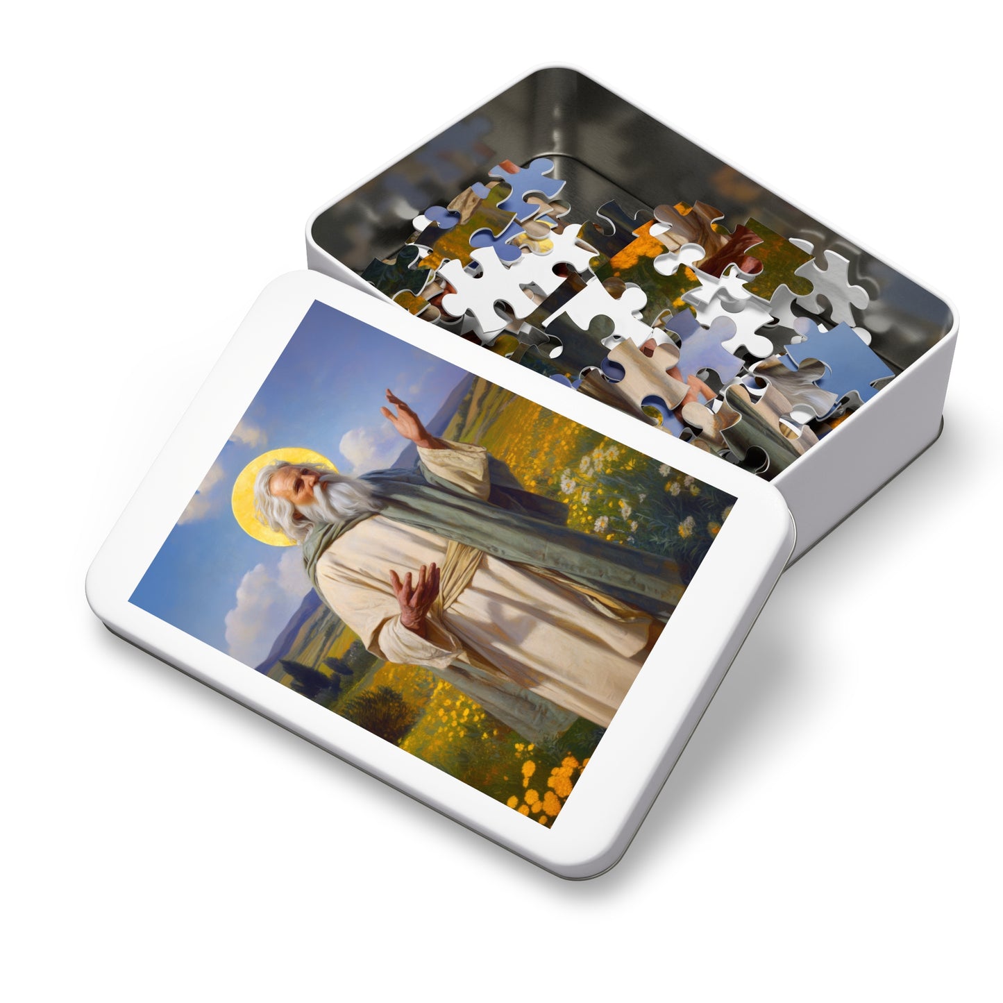 Saint Hilary of Arles - Puzzle & Keepsake Tin - Religious Jigsaw Puzzle (30, 110, 252, 500,1000-Piece)