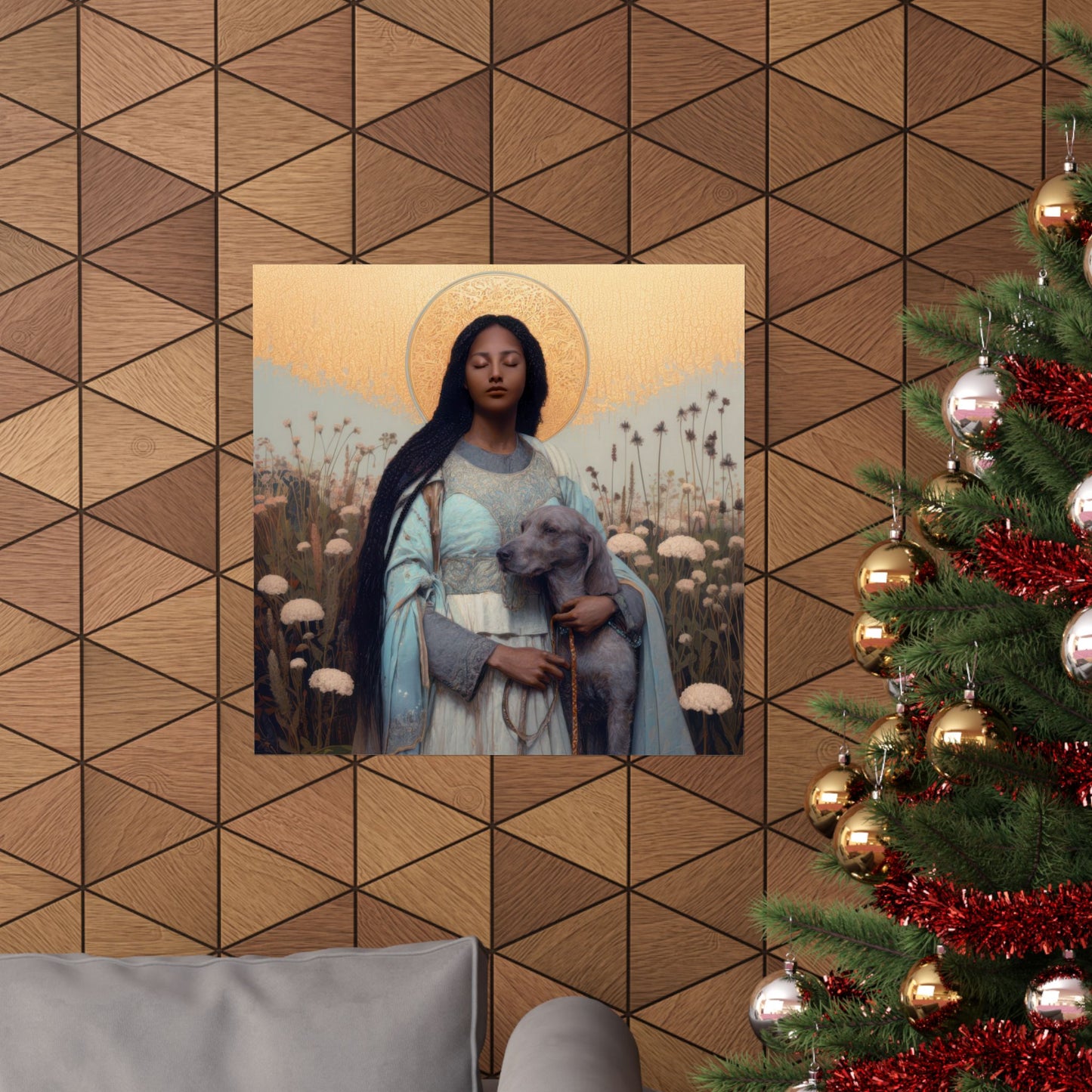 Saint Quiteria - Sanctified Souls Print - Multiple Sizes - Premium Matte Vertical Posters