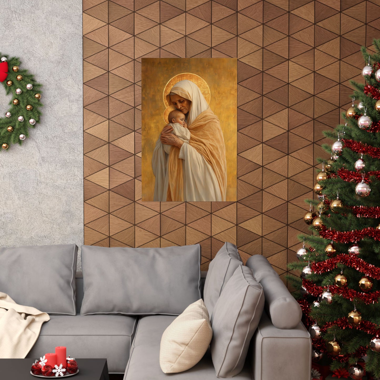 Saint Anna the Prophetess - Sanctified Souls Print - Multiple Sizes - Premium Posters - Catholic Art - Christian Home Decor Artwork