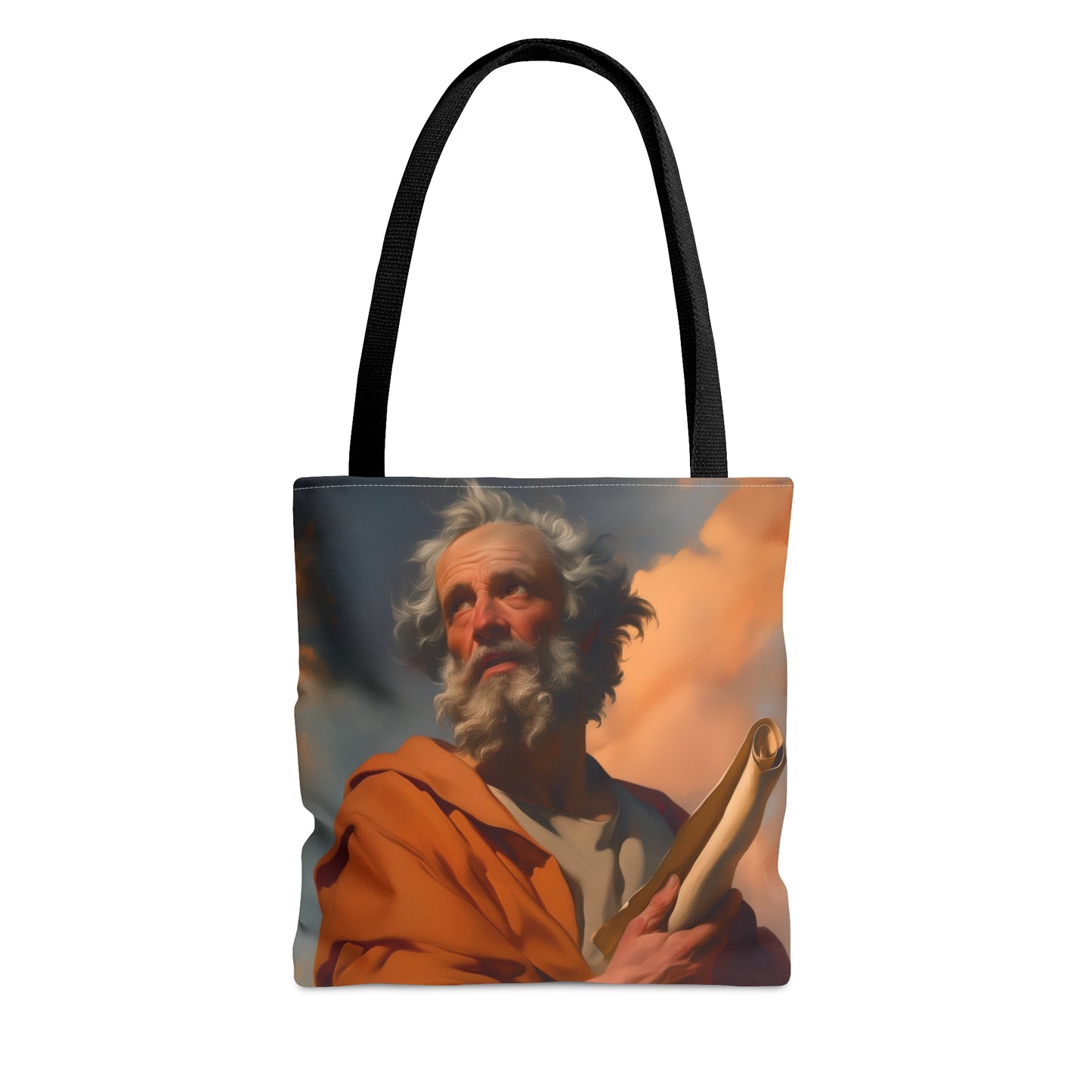 Saint Paul the Apostle Tote Bag - Large Medium Small Faith Art Bag - Catholic Faith Purse - Double Sided