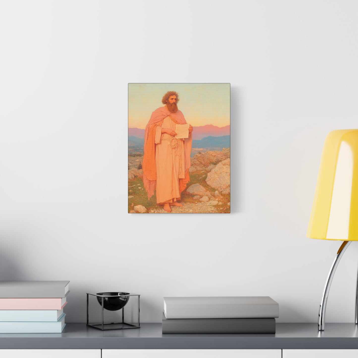 Obadiah - Keeper of the Lord's Warning and Mercy - Gallery Wrapped Canvas - Print - Religious Art for your Home - Catholic Art