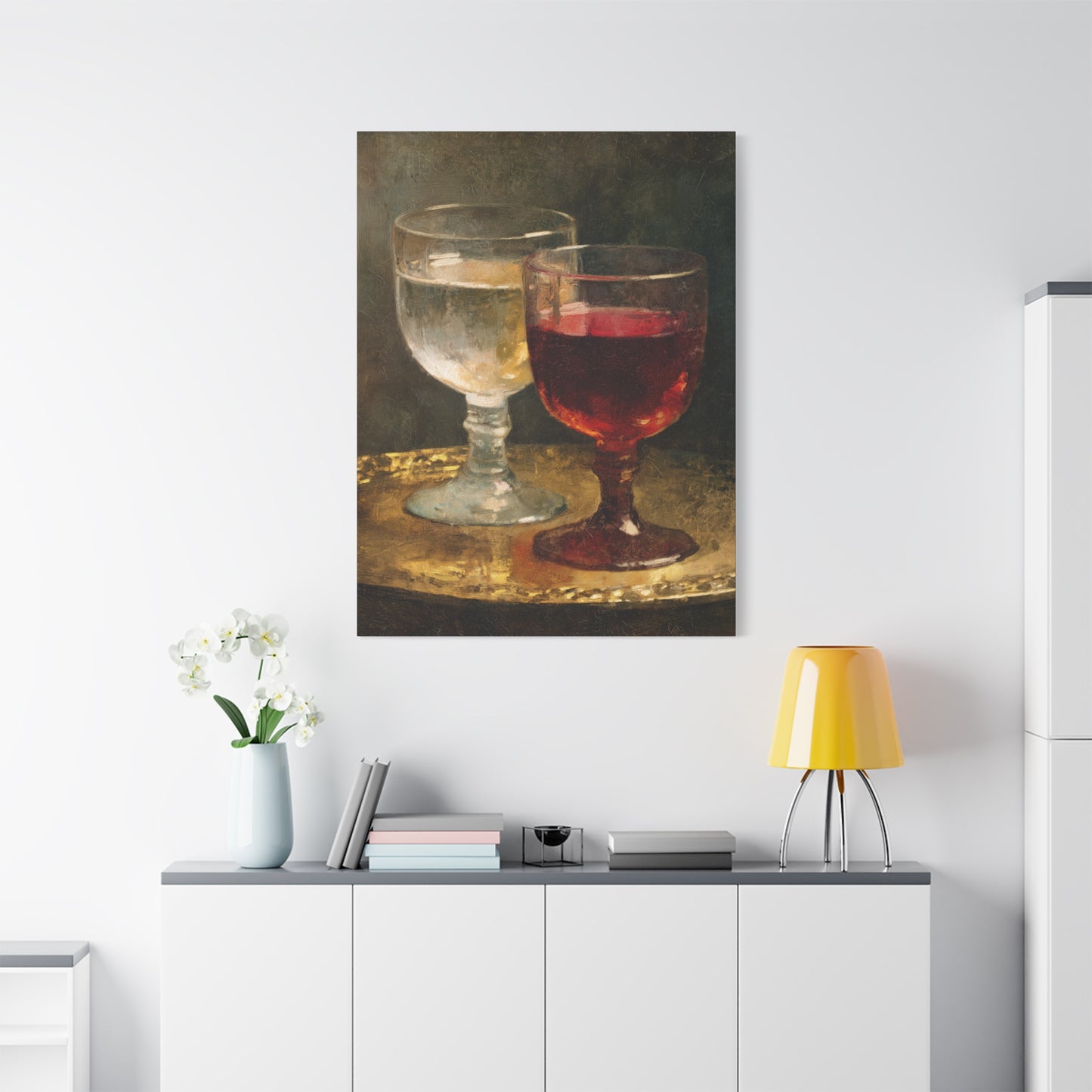 Cana and the Miracle of Abundance - Water into Wine - Gallery Wrapped Canvas - Print - Religious Art for your Home - Catholic Art Print