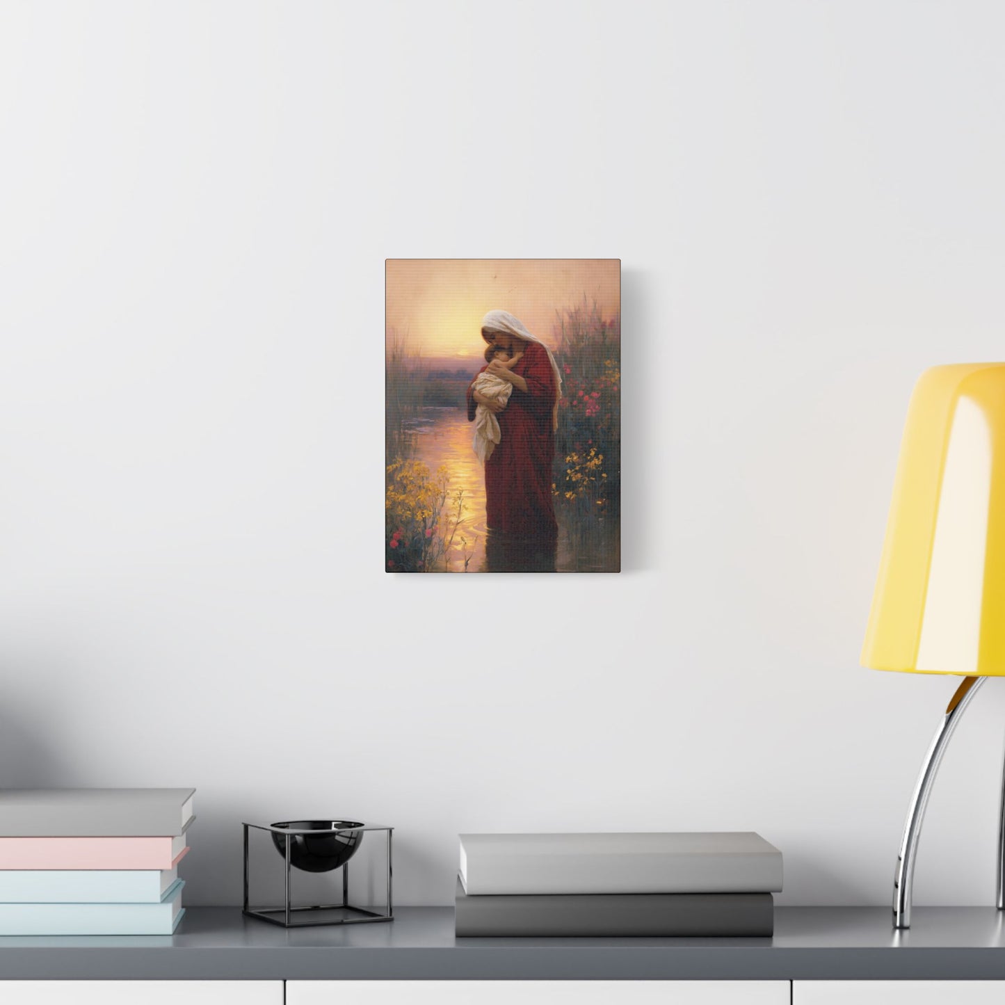 Saint Elizabeth, Mother to John the Baptist -  Museum Wrapped Canvas Print - Multiple Sizes - Catholic Home art Matte Canvas