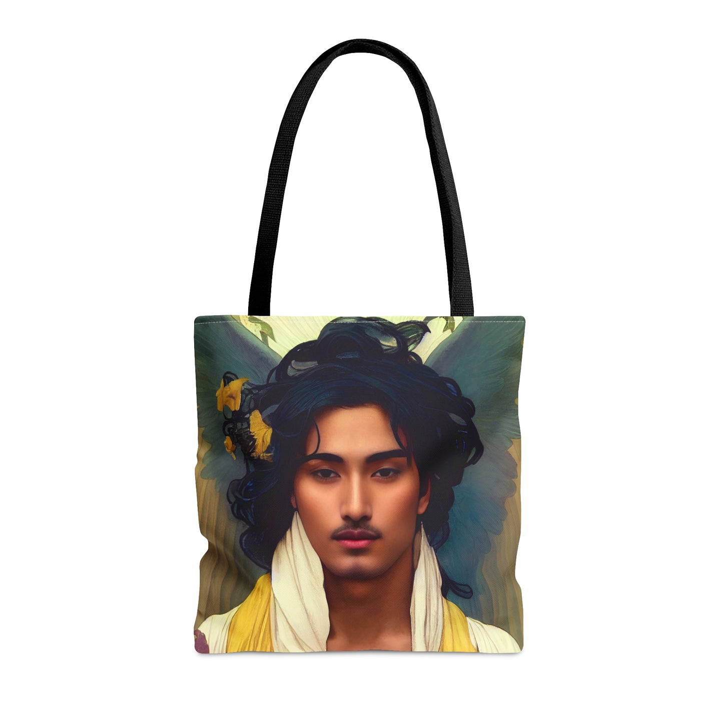 The Archangel Michael Tote Bag - Large Medium Small - Art Bag -  Guardian Angel Double Sided Purse - Carry All Bag - Spiritual Gift - Divine