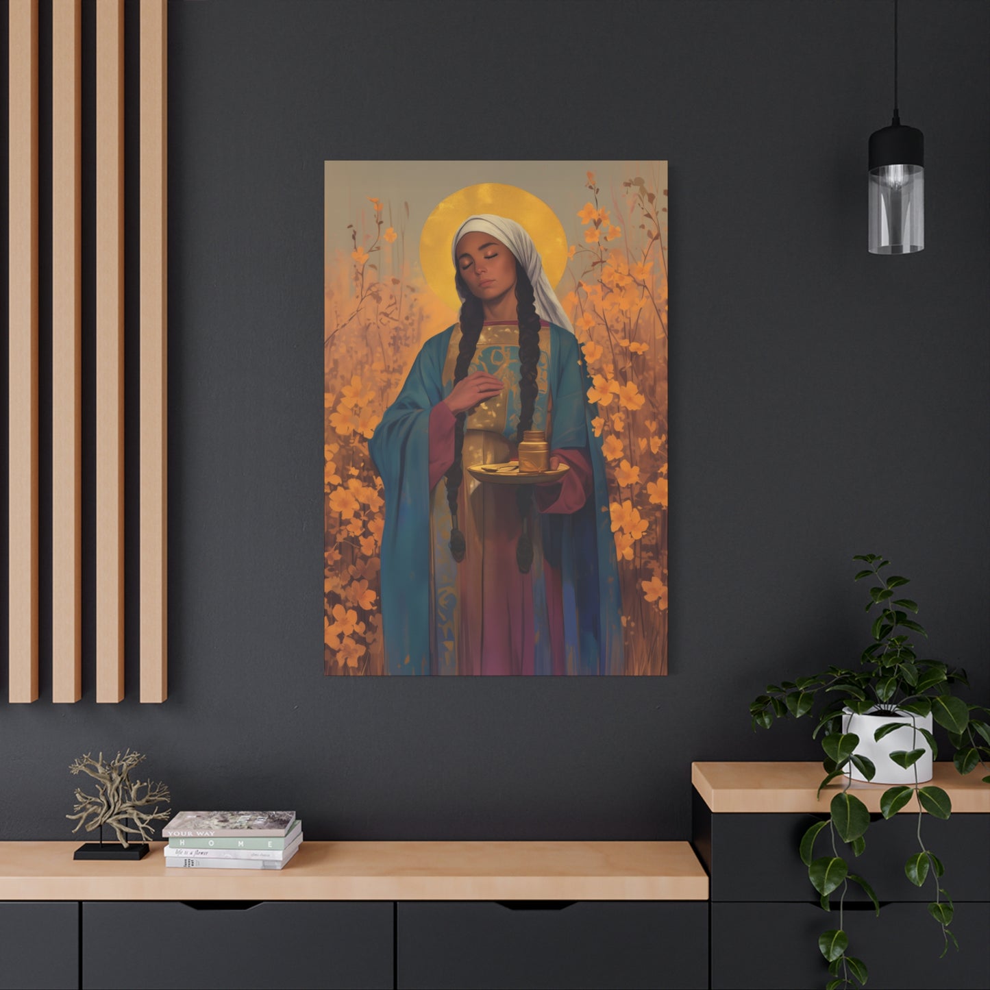 Saint Hermione of Ephesus - Gallery Wrapped Canvas - Print - Religious Art for your Home - Catholic Art Print