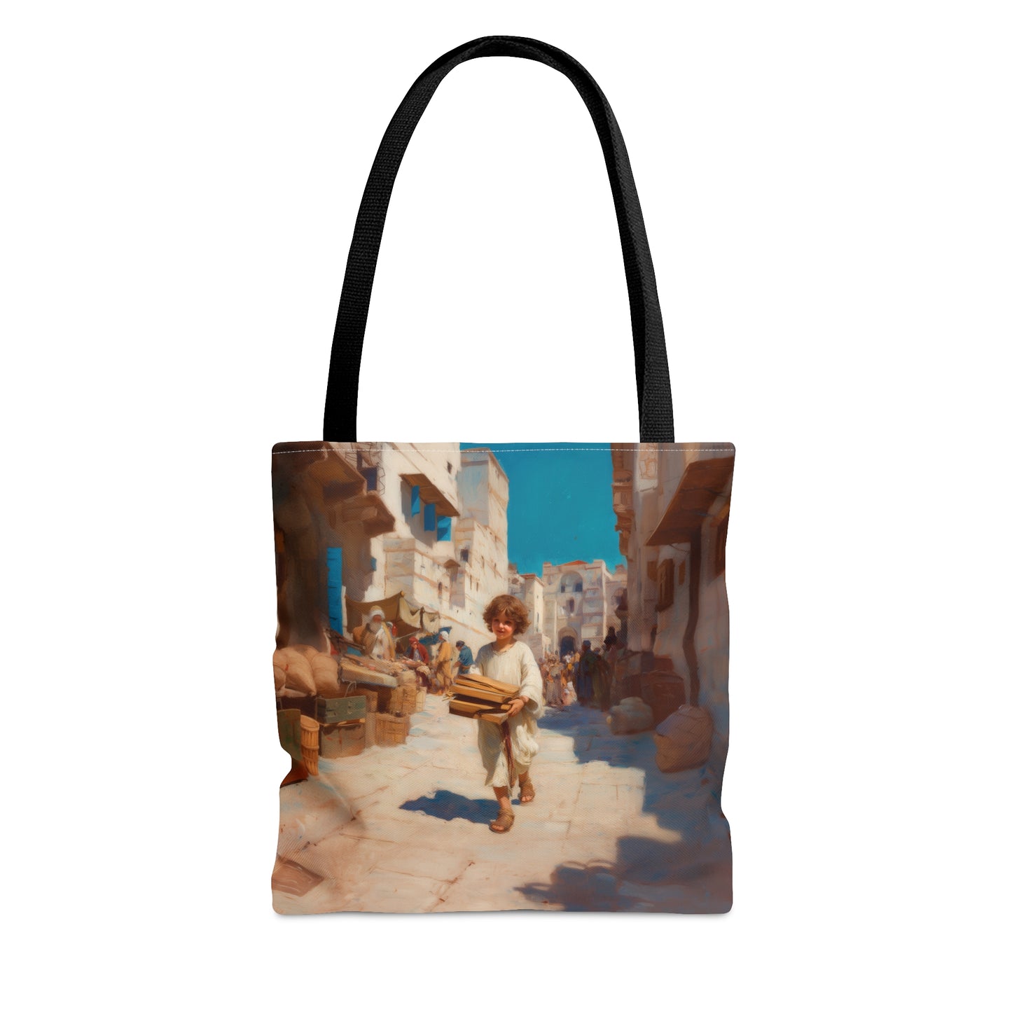 Nazareth and the Hidden Light of Christ - Tote Bag - Large Medium Small Faith Art Bag - Catholic Faith Purse