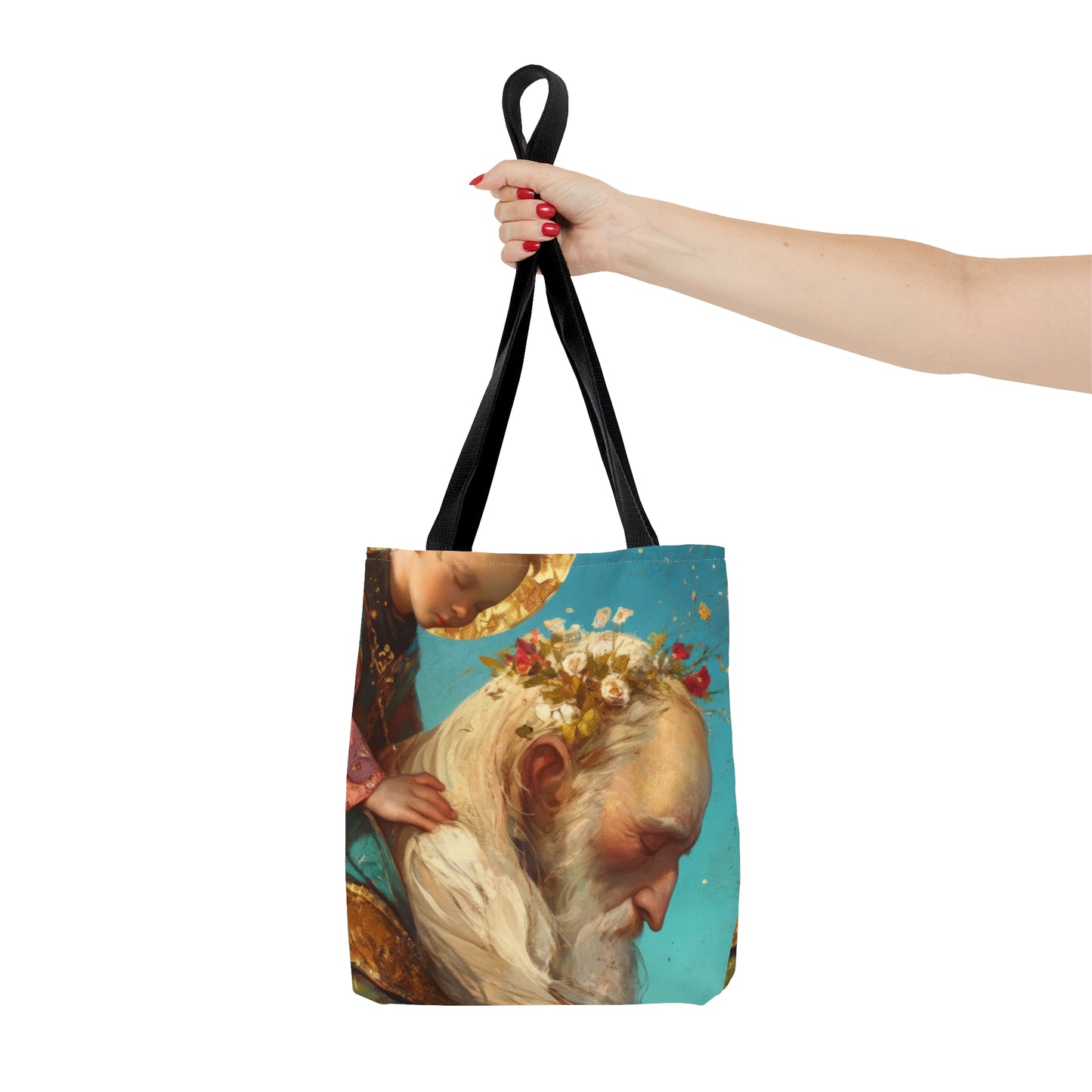 Saint Alexis Falconieri Tote Bag - Large Medium Small Faith Art Bag - Catholic Faith Purse - Religious - Prayer Bag - Devotional