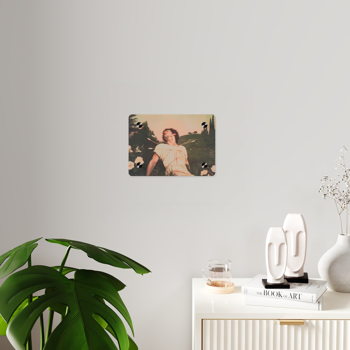 Saint Sebastian Wall Art Panel - Ready to Hang Acrylic Print - Catholic Saint Art - Patron Saint Print - No Frame needed