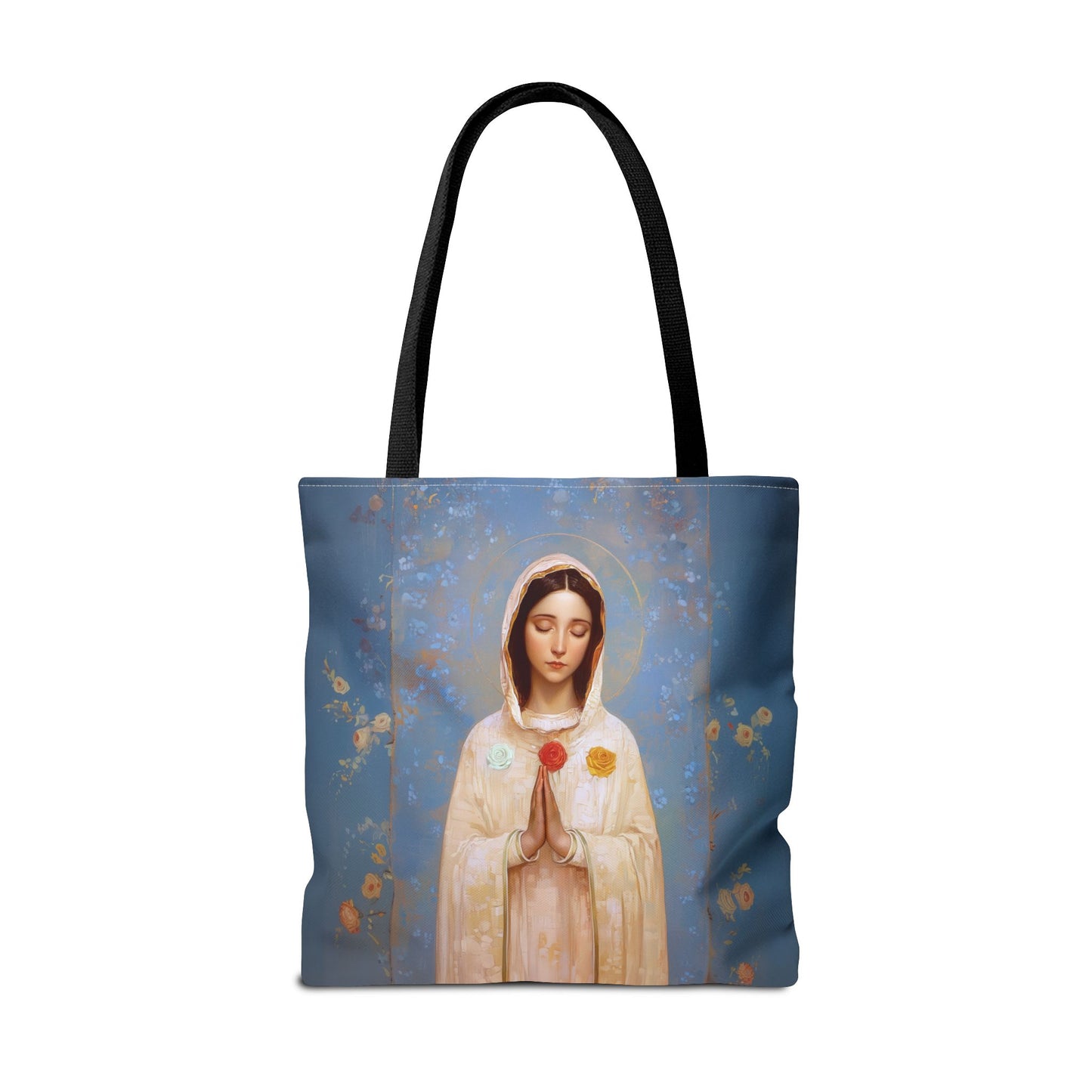 Rosa Mystica - Mystical Rose - Mother Mary - Marian Art - Tote Bag - Large Medium Small Faith Art Bag - Tote Purse