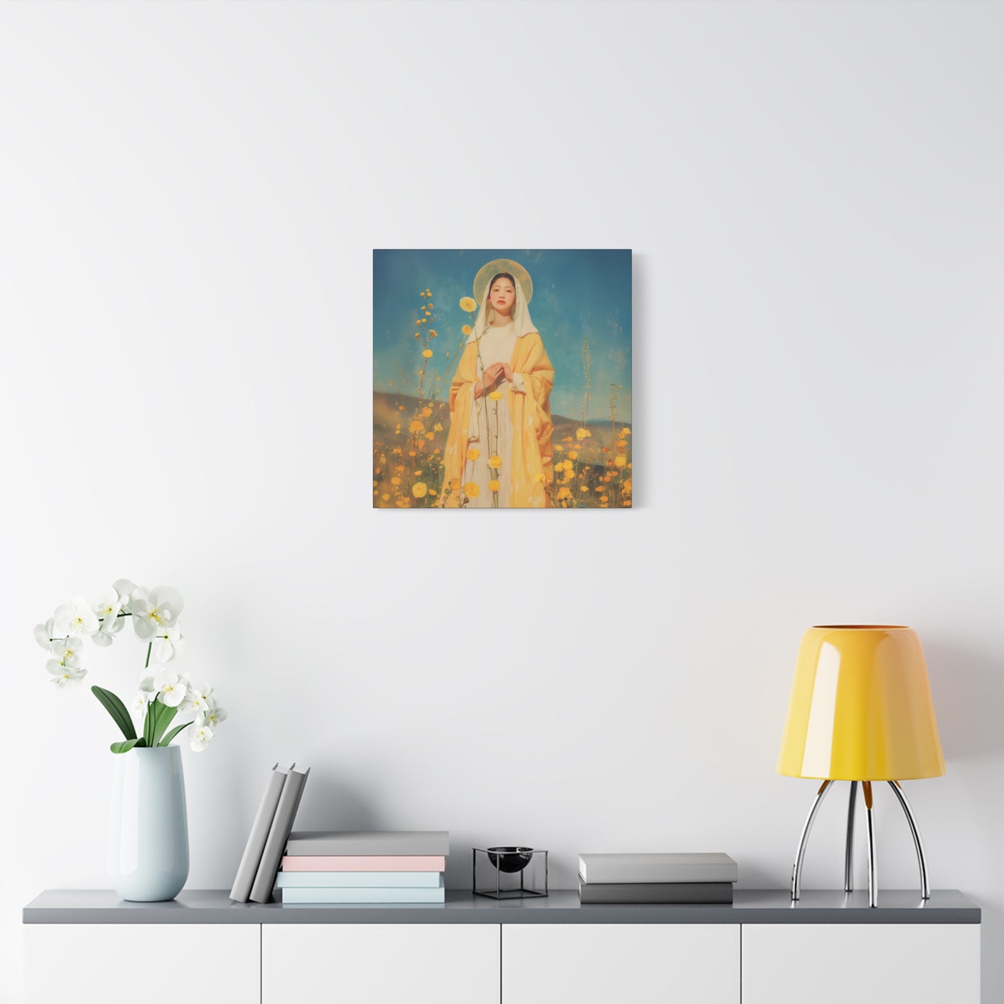 Saint Agatha Lin - Gallery Wrapped Canvas - Print - Religious Art for your Home - Catholic Art
