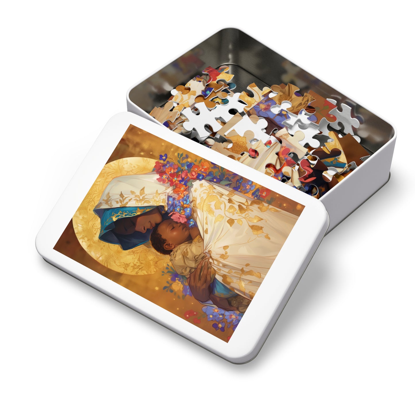 Divine Radiance- Our Lady of Kibeho's Blessing - Puzzle and Keepsake Tin - Religious (30, 110, 252, 500,1000) - Religious Puzzle - Religious