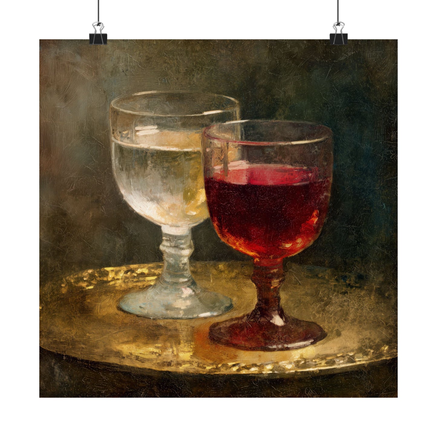 Cana and the Miracle of Abundance - Water into Wine - Sanctified Souls Print - Multiple Sizes - Premium Matte Vertical Posters
