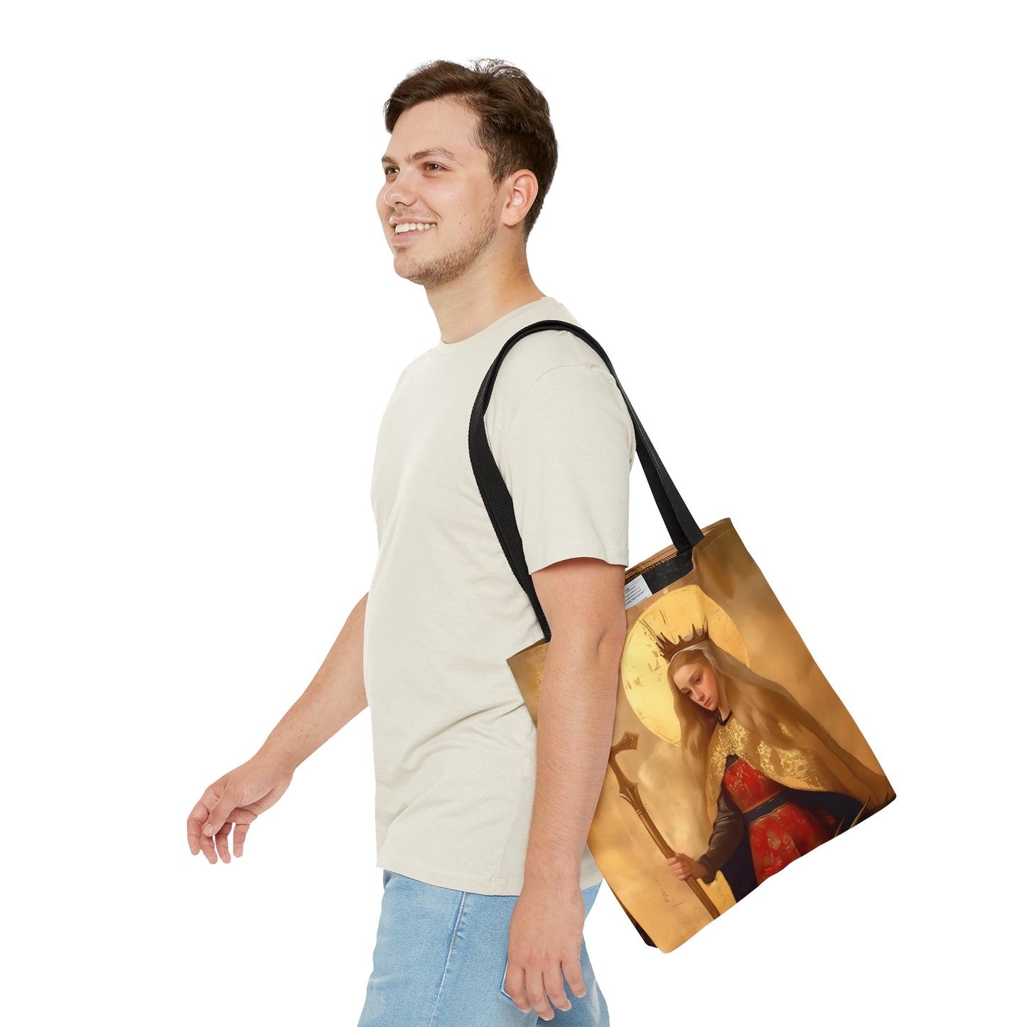 Saint Margaret of Antioch Tote Bag - Large Medium Small Faith Art Bag - Catholic Faith Purse - Religious Carry All