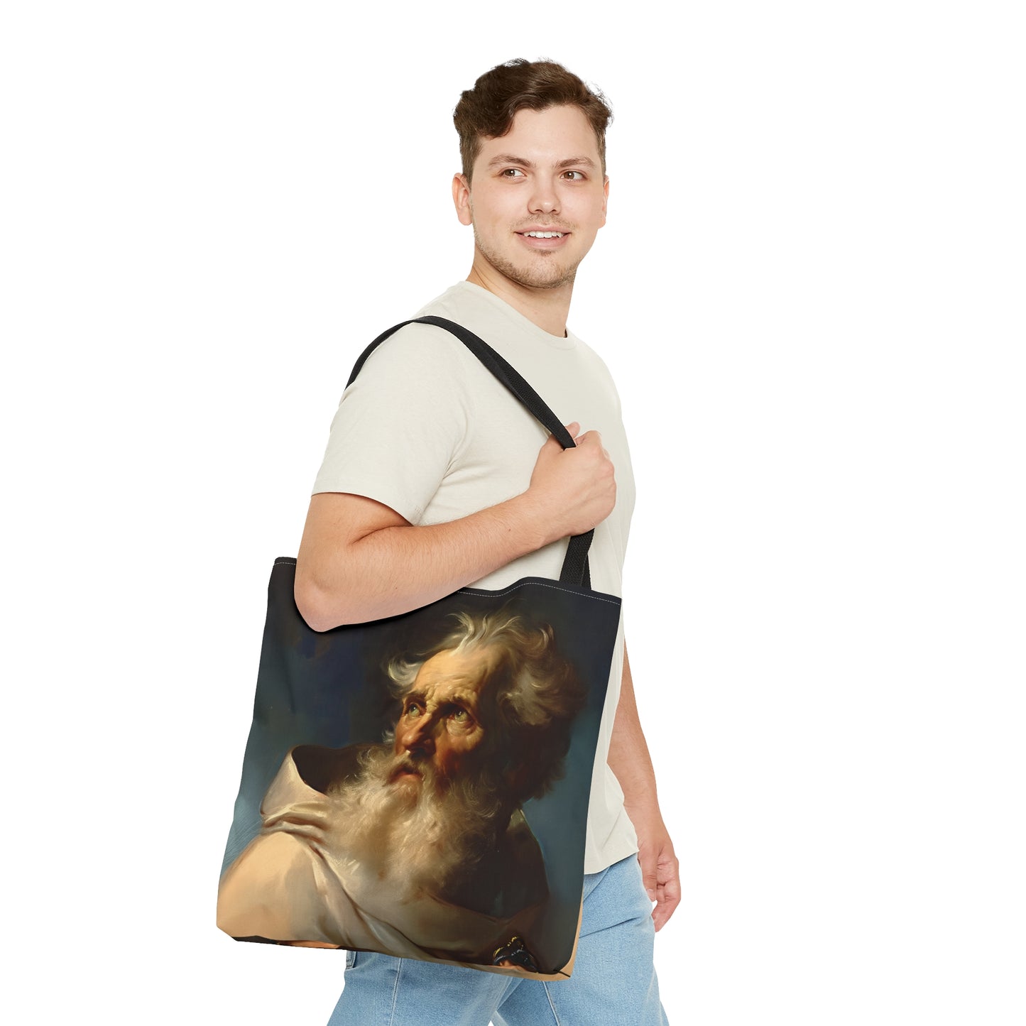Saint Peter the Apostle Tote Bag - Large Medium Small Faith Art Bag - Catholic Faith Purse - Religious - Prayer Bag - Devotional