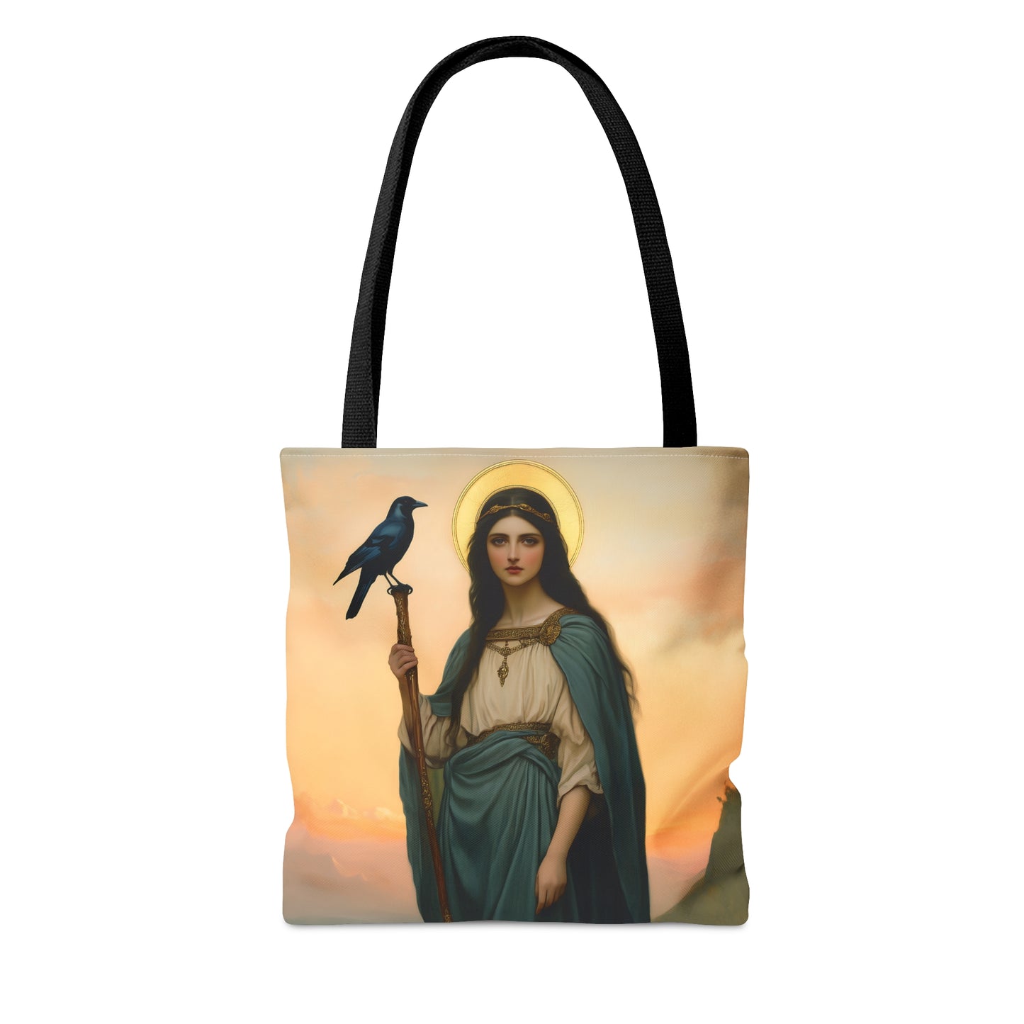 Saint Oda Tote Bag - Large Medium Small Faith Art Bag - Catholic Faith Purse - Religious - Prayer Bag - Devotional Purse