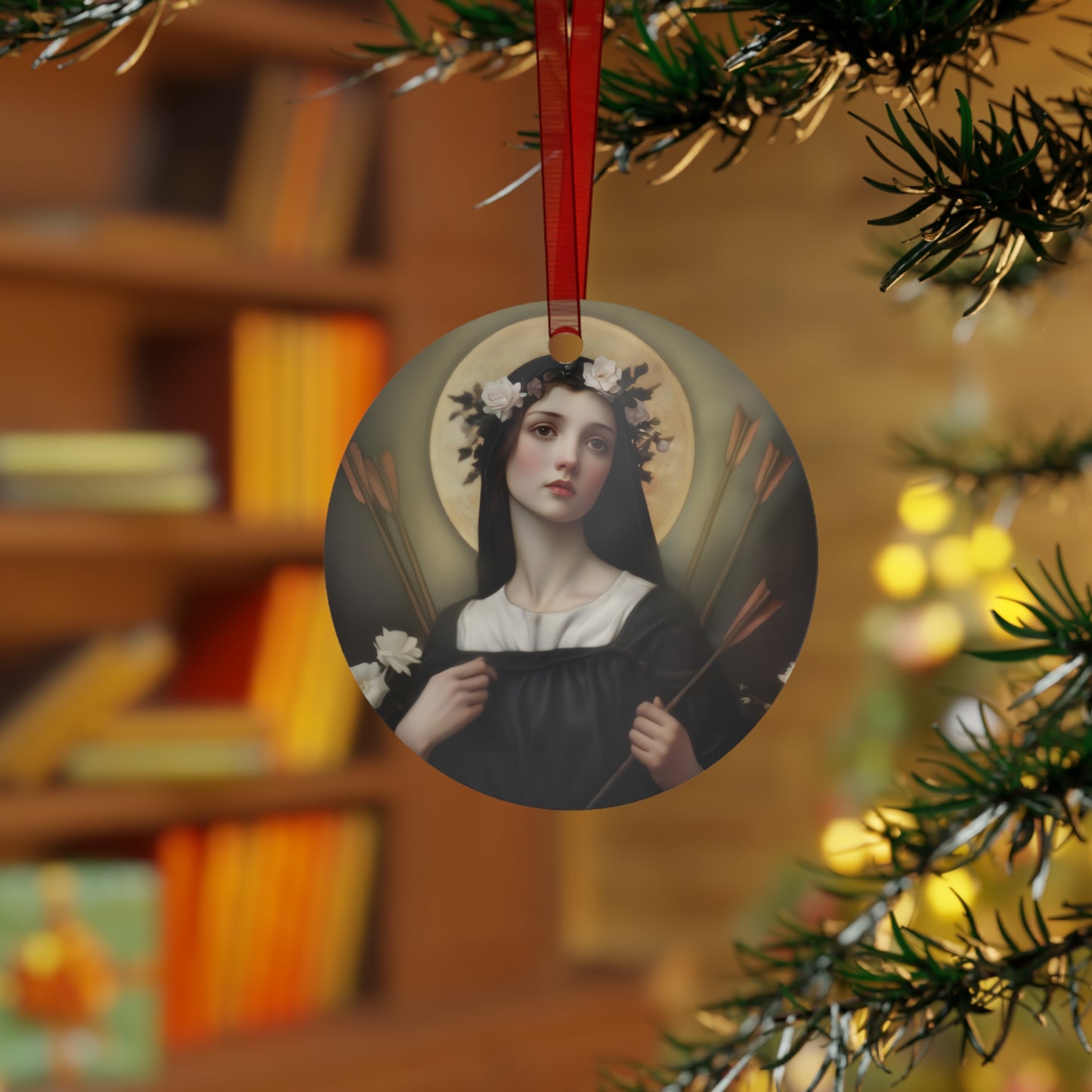 Saint Dorothy of Montau - Metal Ornament - Religious Holiday Christmas Ornament and Keepsake