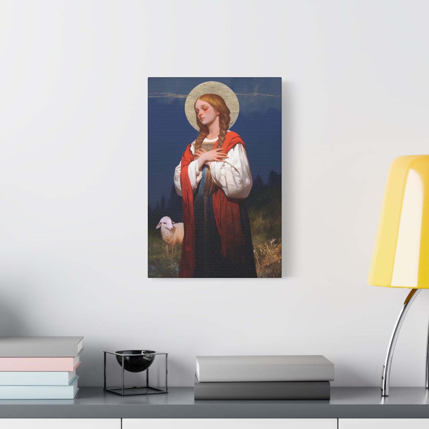 Saint Genevieve - Gallery Wrapped Canvas - Print - Religious Art for your Home - Catholic Art