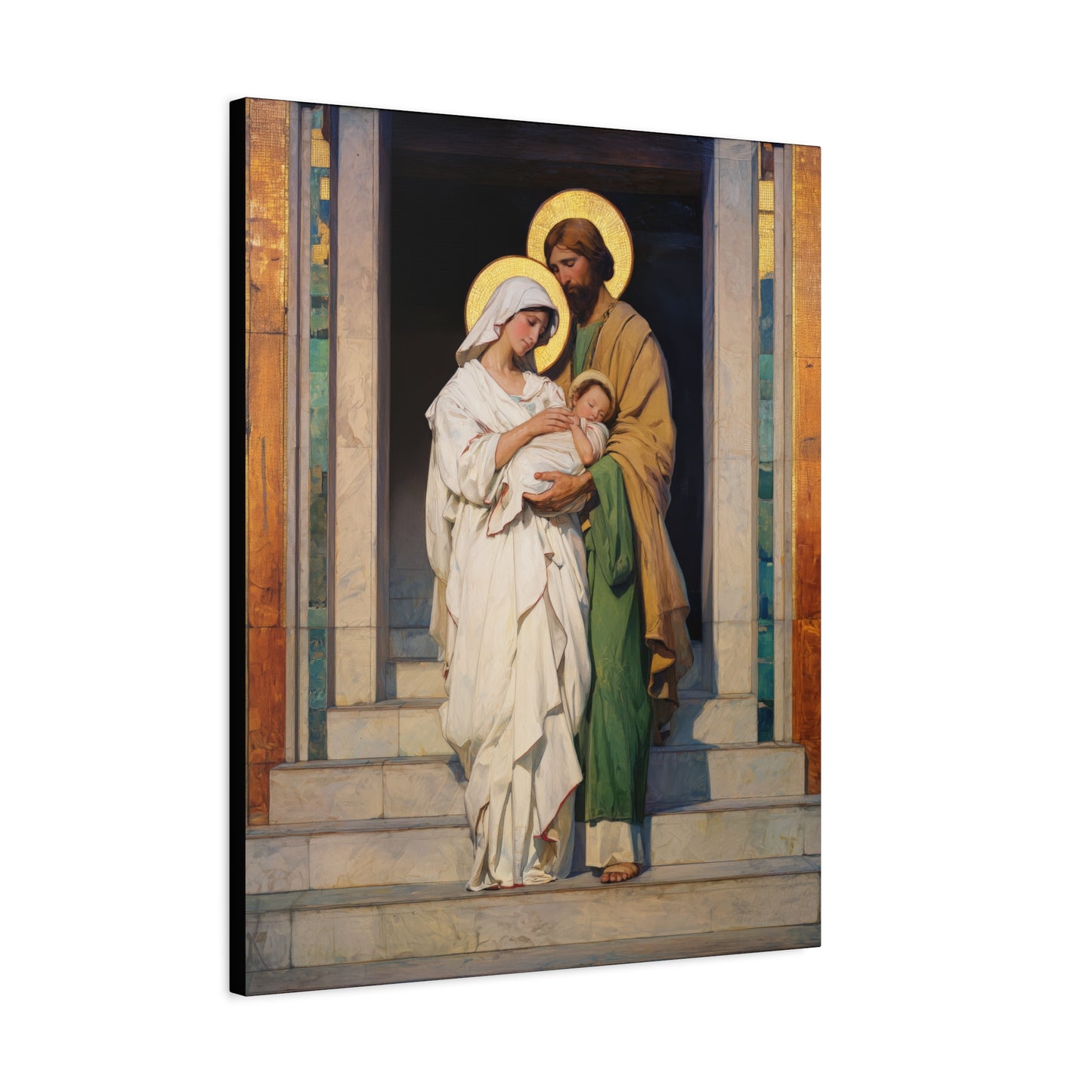 The Feast of the Presentation of the Lord - Holy Family - Gallery Wrapped Canvas - Print - Religious Art for your Home - Catholic art print - prayer room art