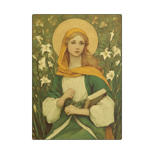 St. Dymphna, Comfort of the Anxious - Canvas Print