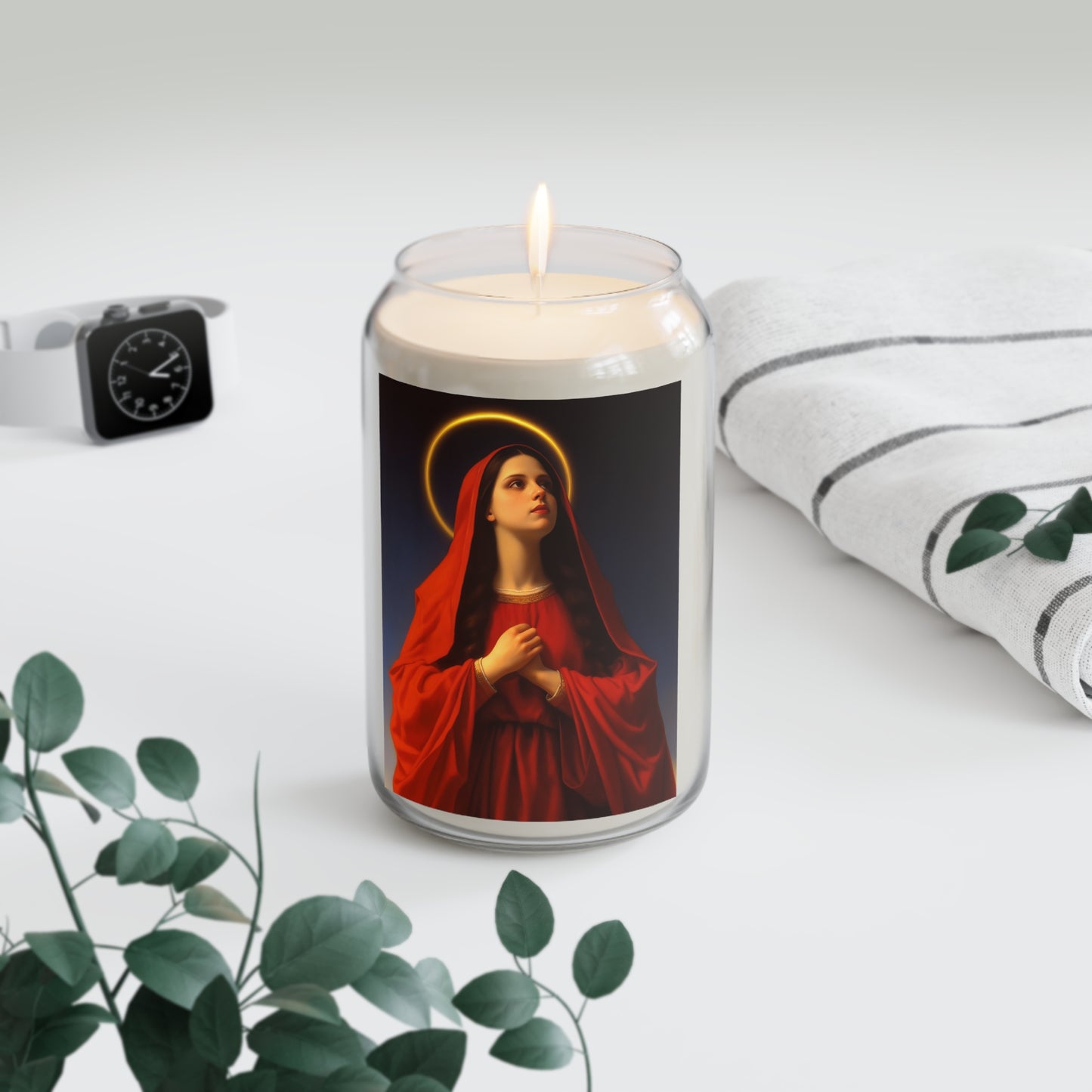 Mary the Blessed Virgin - Scented Prayer Candle, 13.75oz - Tall Size - Religious Prayer Candle - Catholic Art