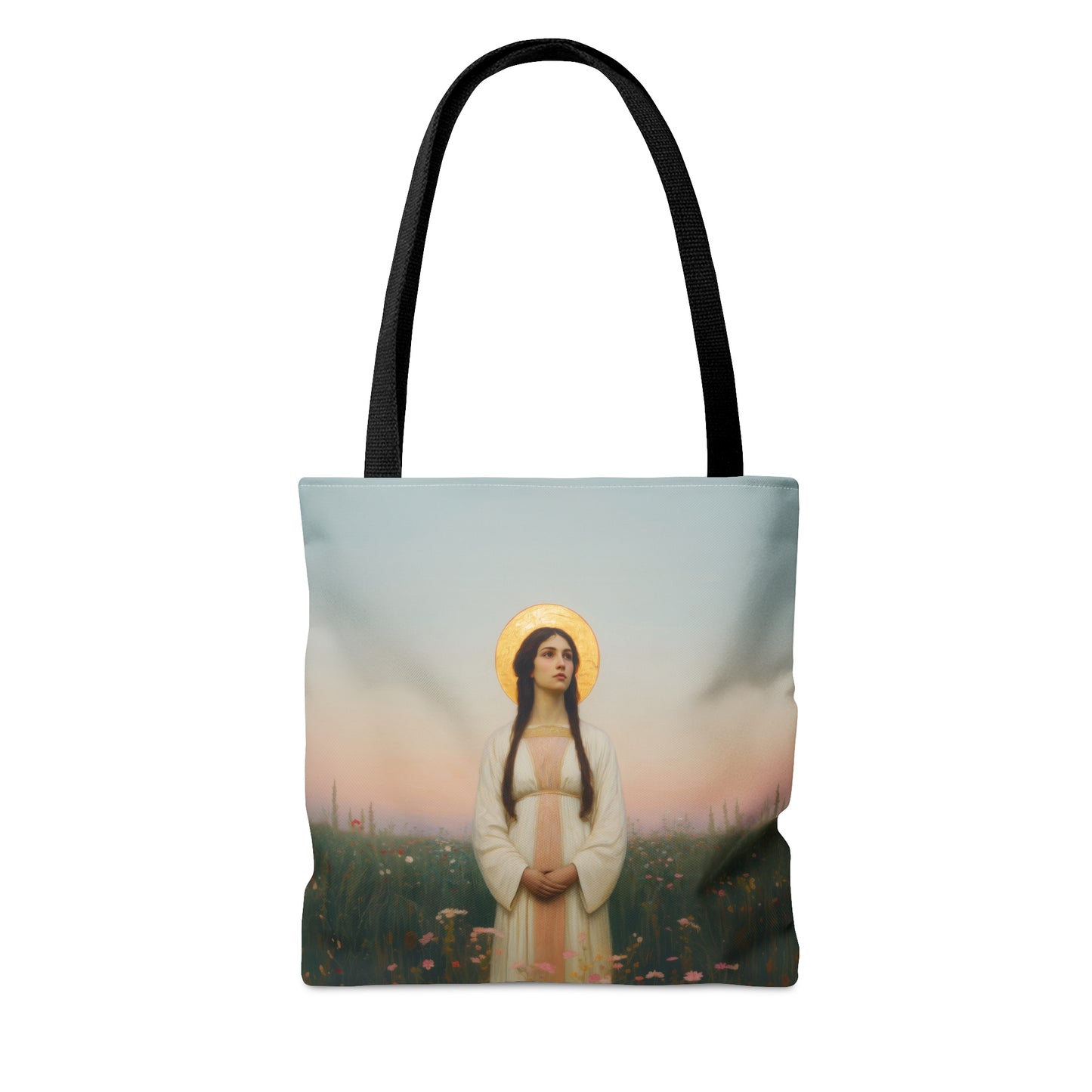 Saint Sabina - Tote Bag - Large Medium Small Faith Art Bag - Bible Study Faith Purse - Double Sided
