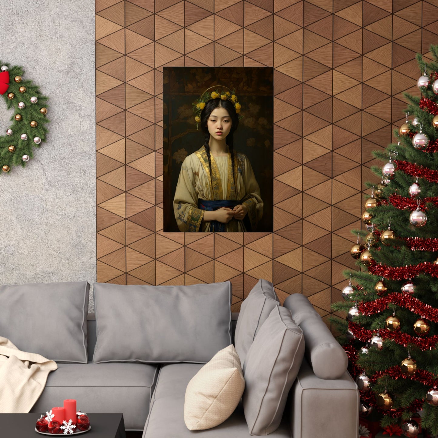 Saint Agatha Lin - Multiple Sizes - Premium Matte Vertical Posters - Catholic Art - Religious Poster - Catholic Saint Art - Multiple Sizes