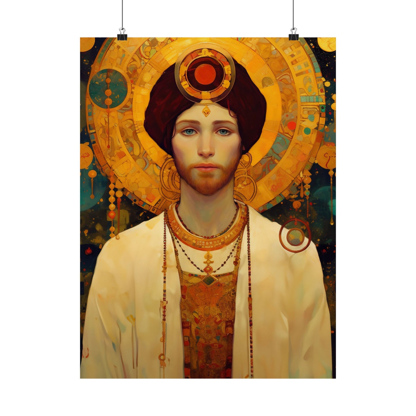 Saint Abdiesus - Sanctified Souls Print - Multiple Sizes - Premium Matte Vertical Posters