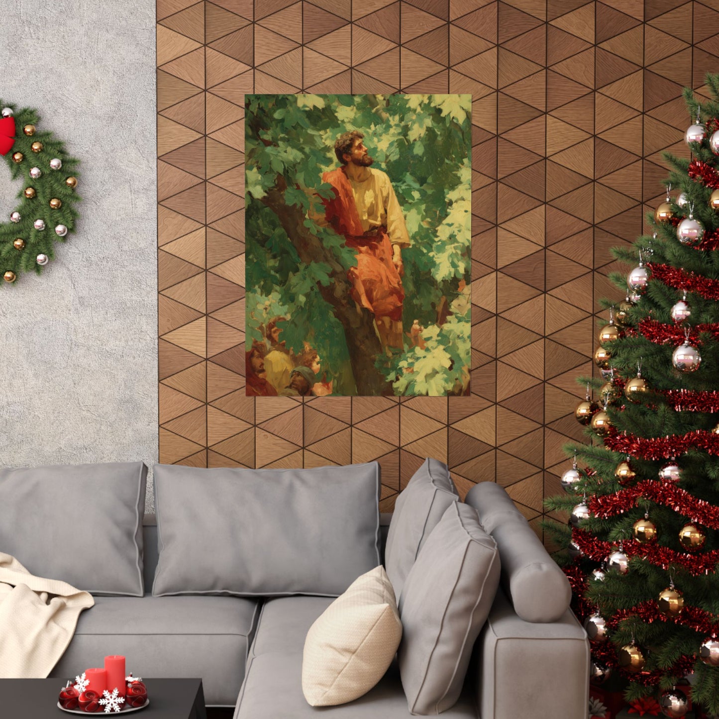 Zacchaeus - Sanctified Souls Print - Multiple Sizes - Premium Matte Vertical Posters