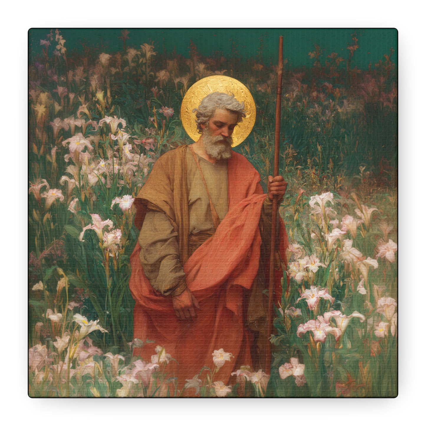 Saint James the Lesser -  Museum Wrapped Canvas - Sanctified Souls Print - Religious Art for your Home - Catholic Patron Saint Art