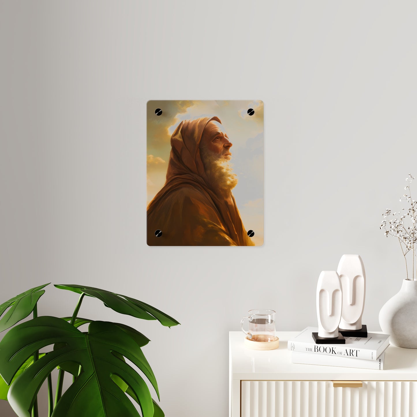 Father Abraham Wall Art Panel - Ready to Hang Acrylic Print - Catholic Saint Art - Patron Saint Print - No Frame needed
