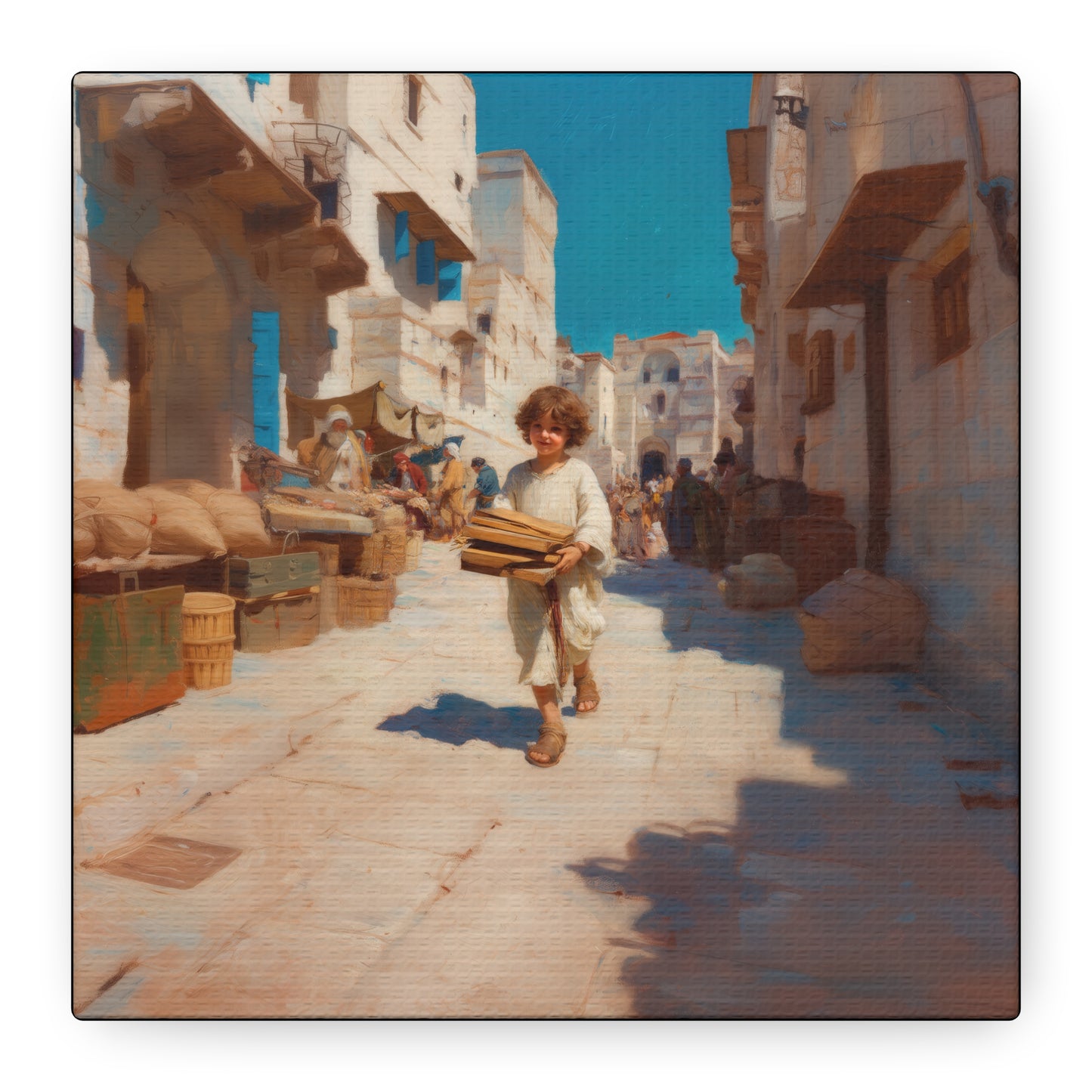 Nazareth and the Hidden Light of Christ - Gallery Wrapped Canvas - Print - Religious Art for your Home - Catholic Art