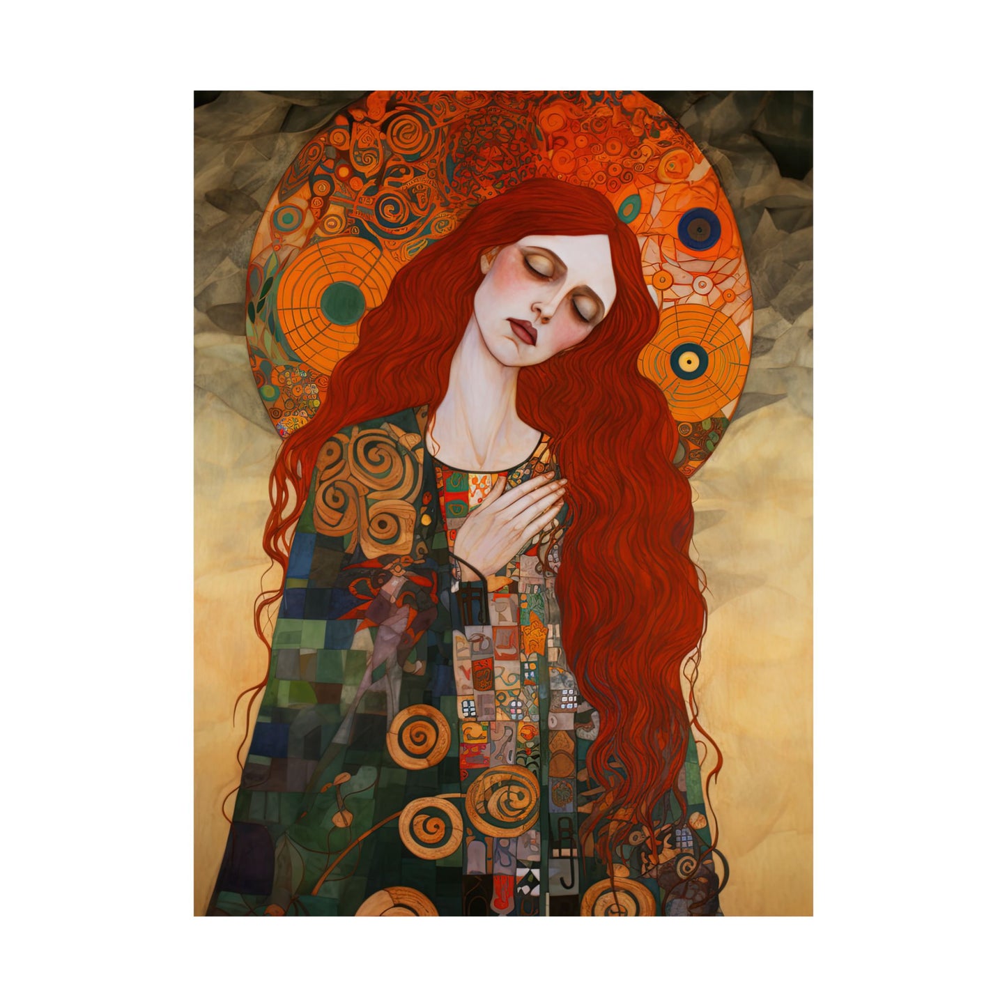 Mystery of Mercy - Saint Mary Magdalene Print - Sanctified Souls Print - Multiple Sizes - Premium Matte Vertical Posters
