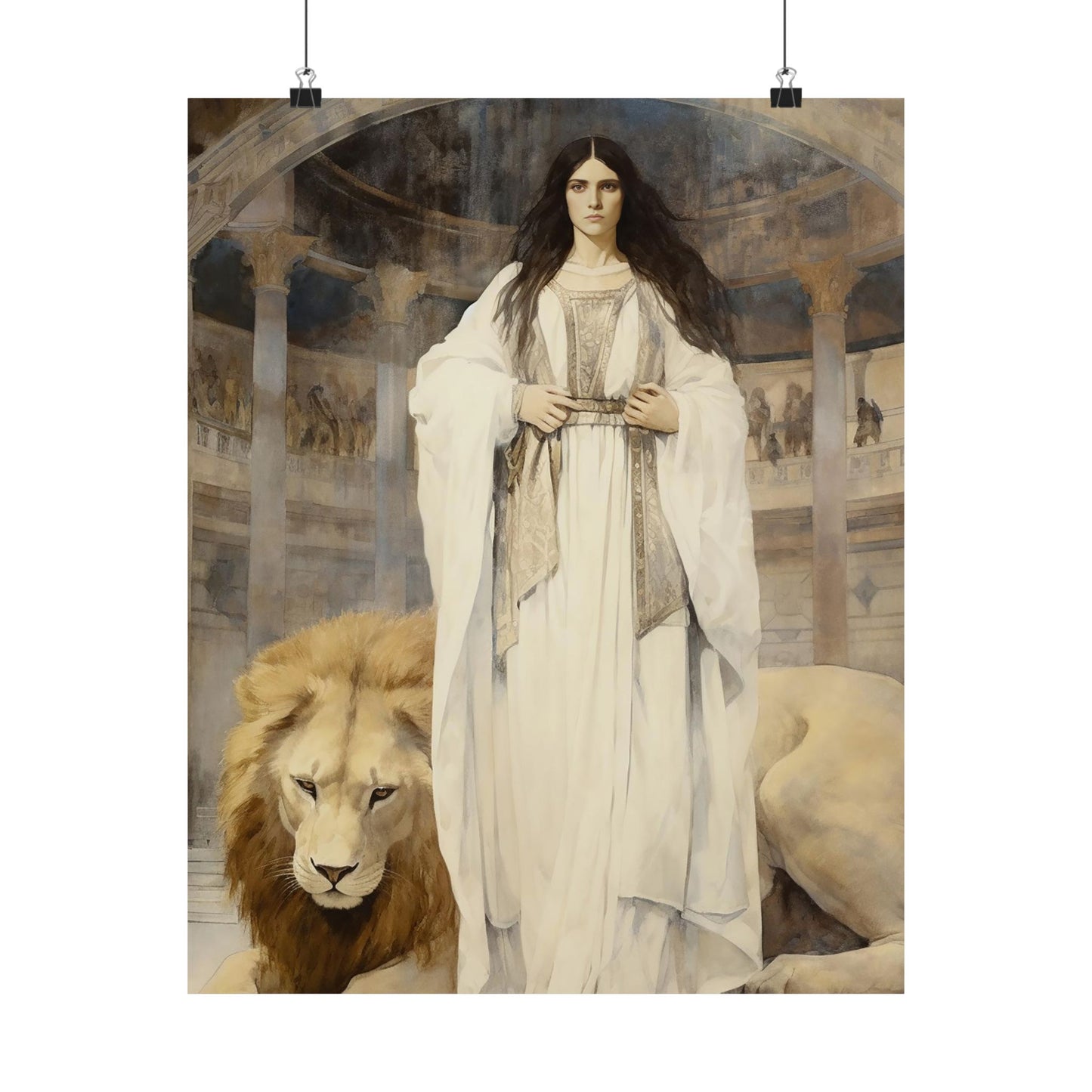 Saint Euphemia Print - Sanctified Souls Print - Multiple Sizes - Premium Matte Vertical Posters