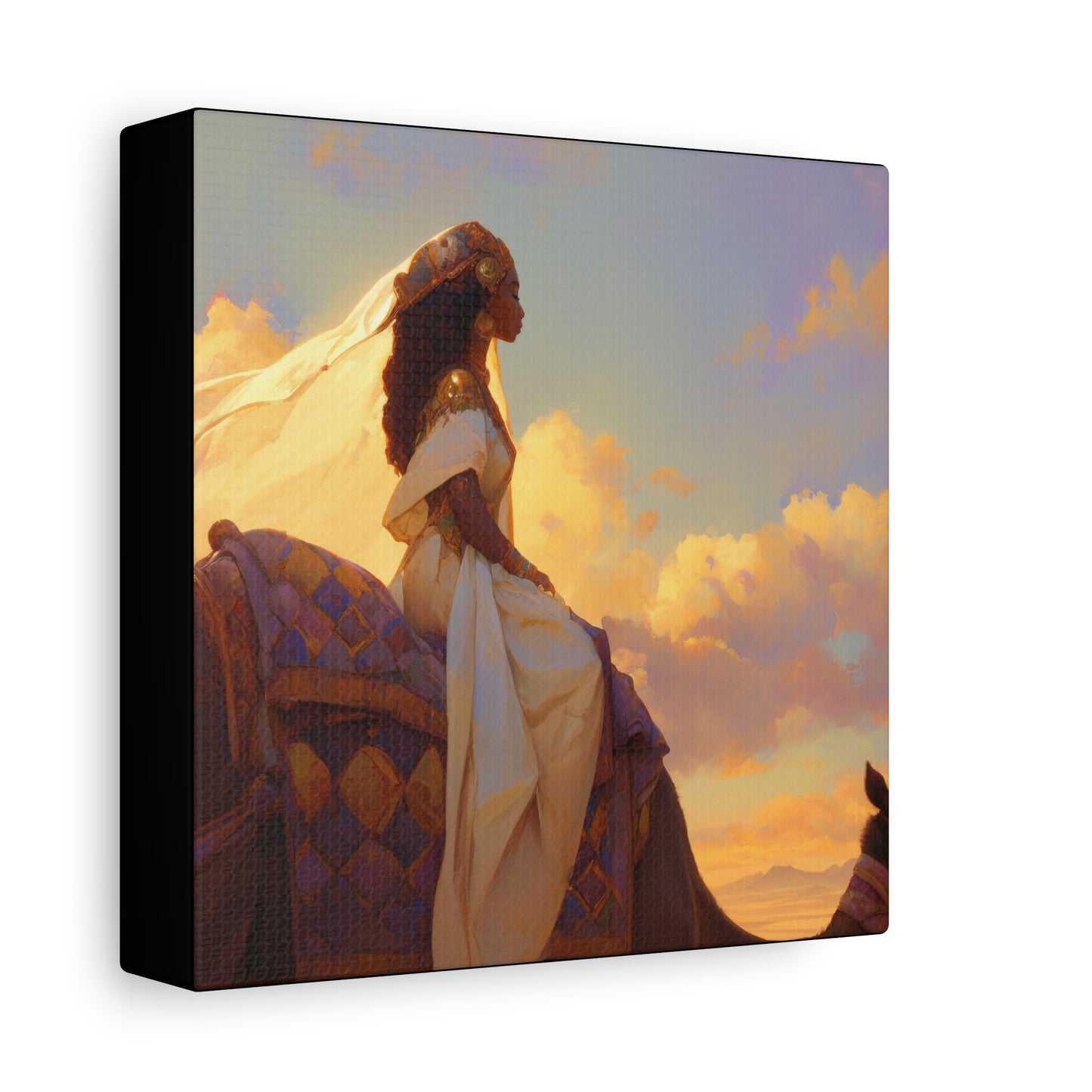 Queen of Sheba - Gallery Wrapped Canvas - Print - Religious Art for your Home - Catholic Art