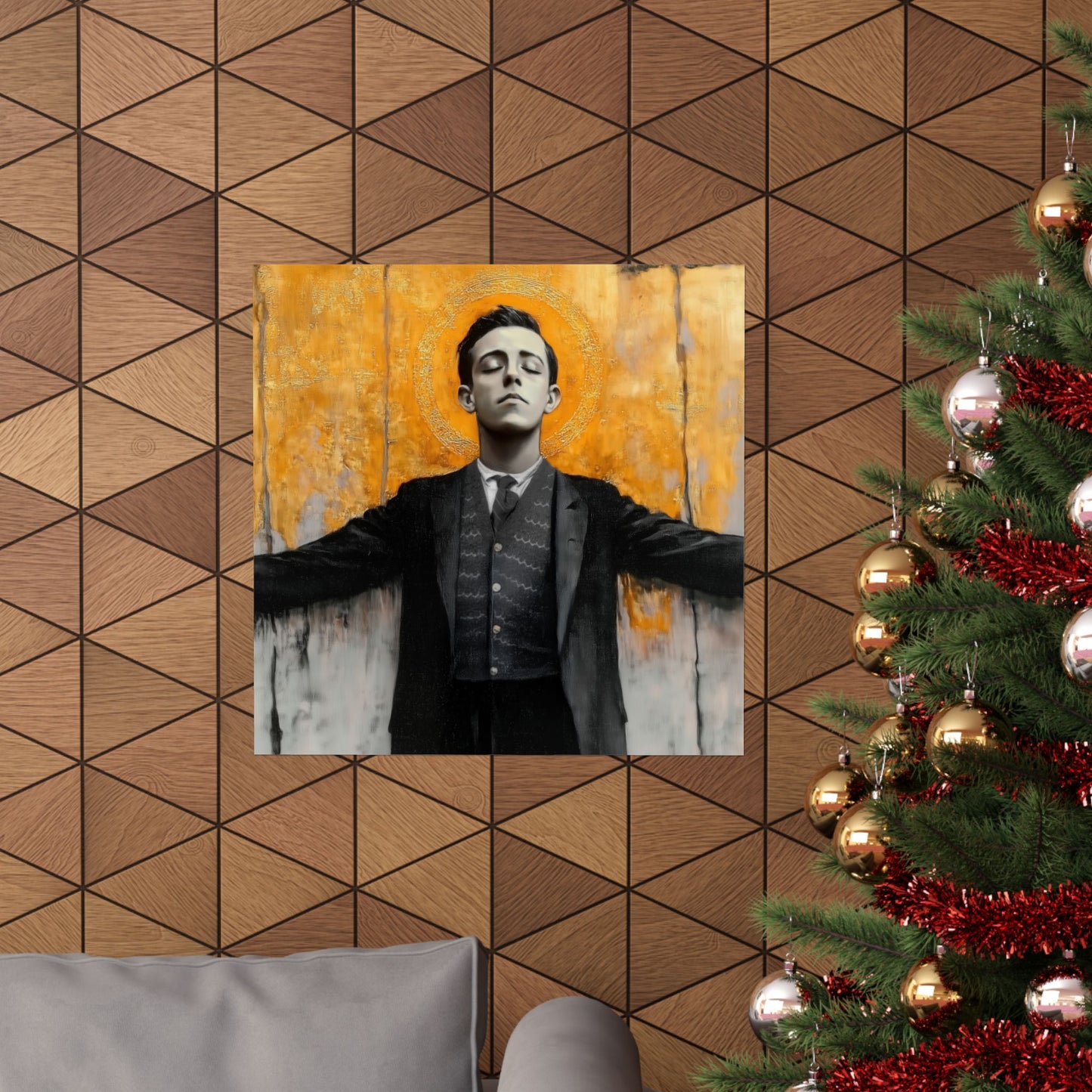 Blessed Miguel Pro - Sanctified Souls Print - Multiple Sizes - Premium Matte Vertical Posters - Catholic Saint art - Prayer Room Print