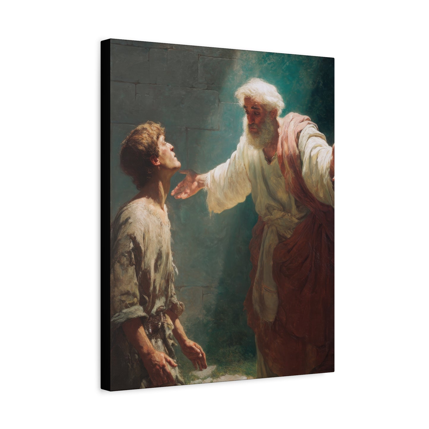 Homecoming of the Prodigal Son - Gallery Wrapped Canvas - Print - Religious Art for your Home - Catholic Art Print
