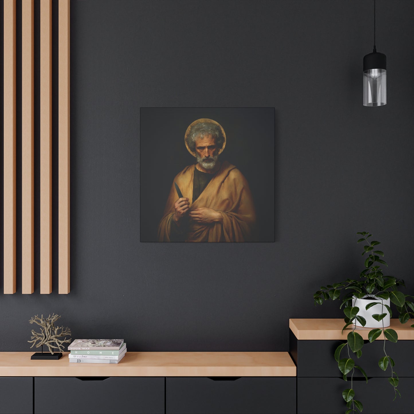 Saint Bartholomew the Apostle  - Gallery Wrapped Canvas - Print - Religious Art for your Home - Catholic