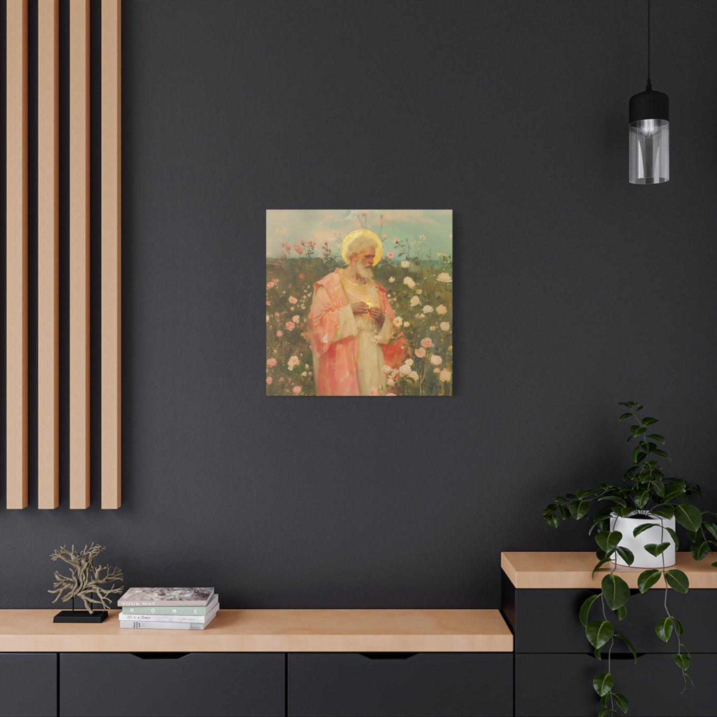Saint Valentine - Multiple Sizes - Catholic Home art - Museum Wrapped Canvas - Sanctified Souls Print - Catholic Saint Art