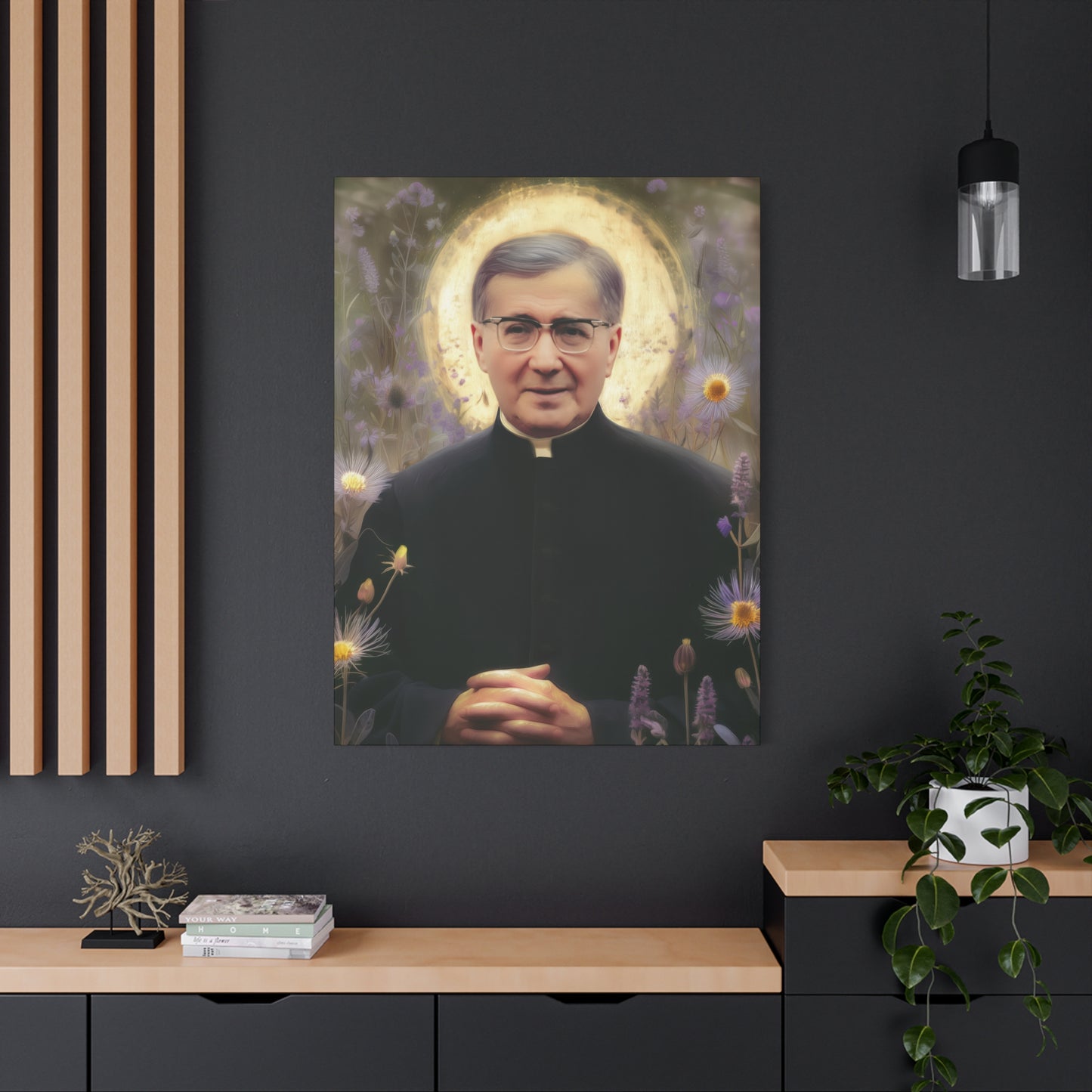 Saint Josemaría Escrivá - Museum Wrapped Canvas - Print - Religious Art for your Home - Christian print