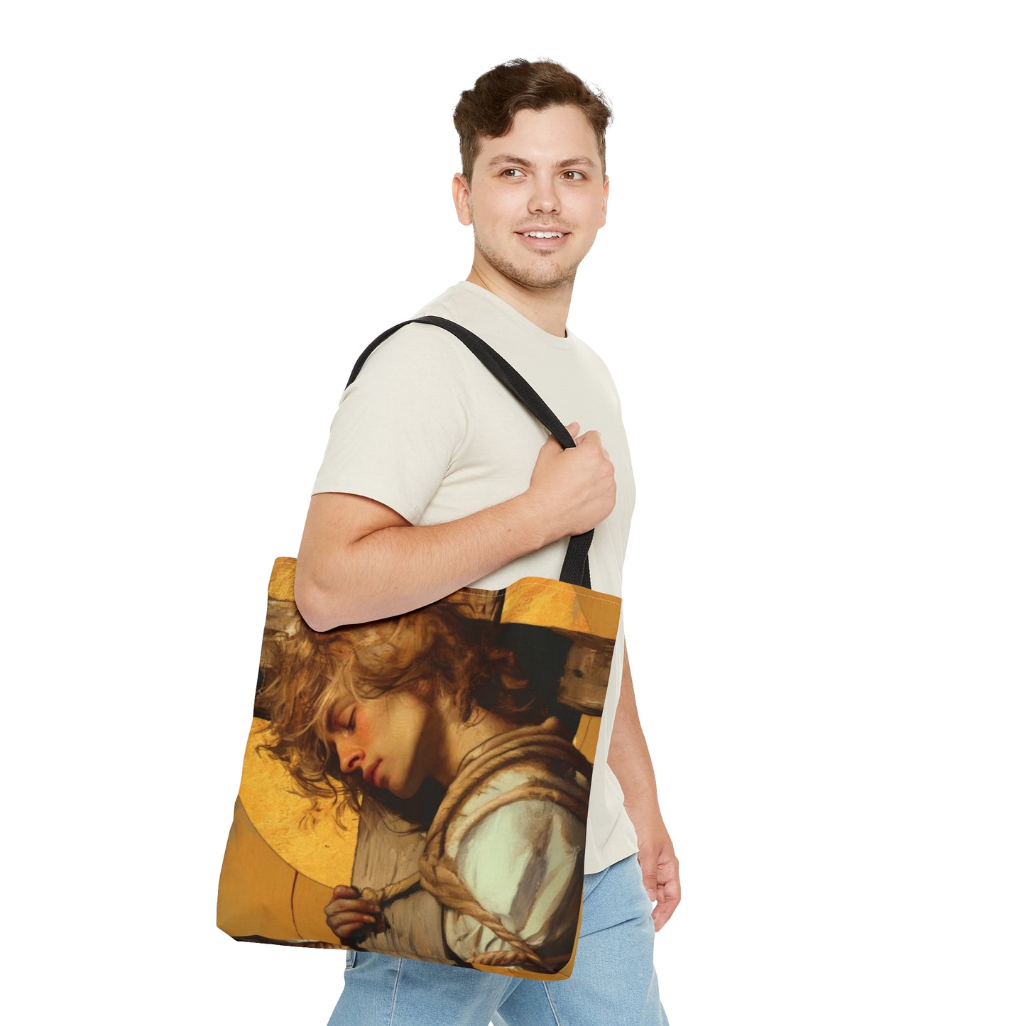 Saint Dismus, The 'Good Thief' - Tote Bag - Large Medium Small Faith Art Bag - Catholic Faith Purse