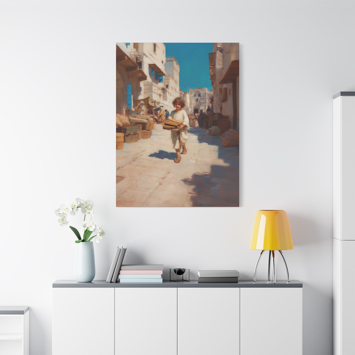 Nazareth and the Hidden Light of Christ - Gallery Wrapped Canvas - Print - Religious Art for your Home - Catholic Art