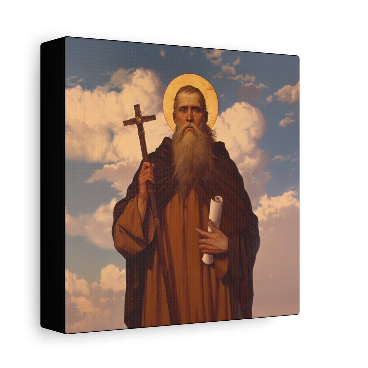Saint Joannicus the Great / Loannikios of Mount Olympus - Gallery Wrapped Canvas - Print - Religious Art for your Home - Catholic Art Print