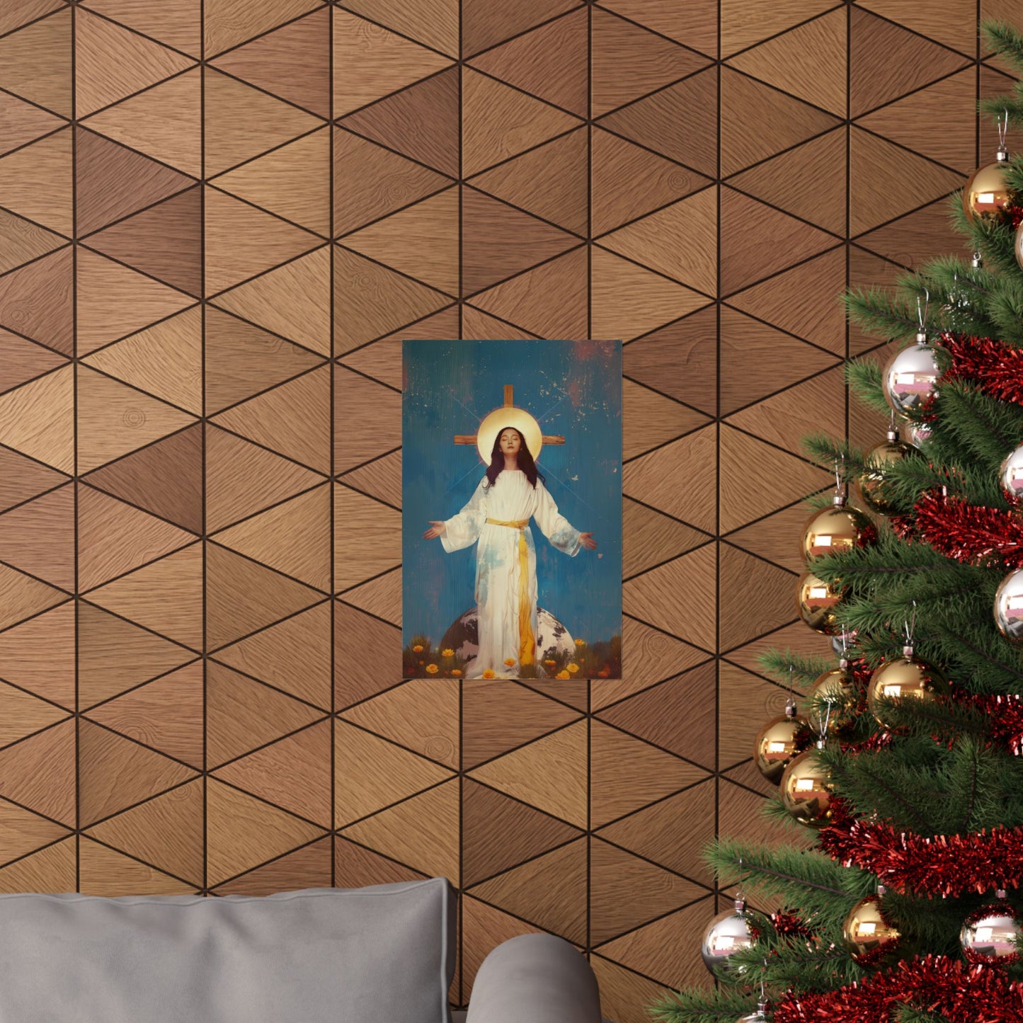 Our Lady of Akita - Mother Mary - Sanctified Souls Print - Multiple Sizes - Premium Matte Vertical Posters
